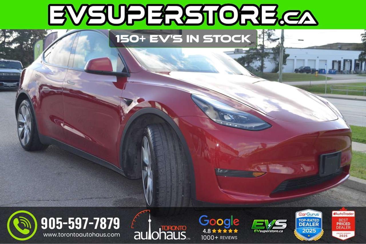 2022 Tesla Model Y LR AWD I WHITE INTERION AT EVSUPERSTORE.CA Photo