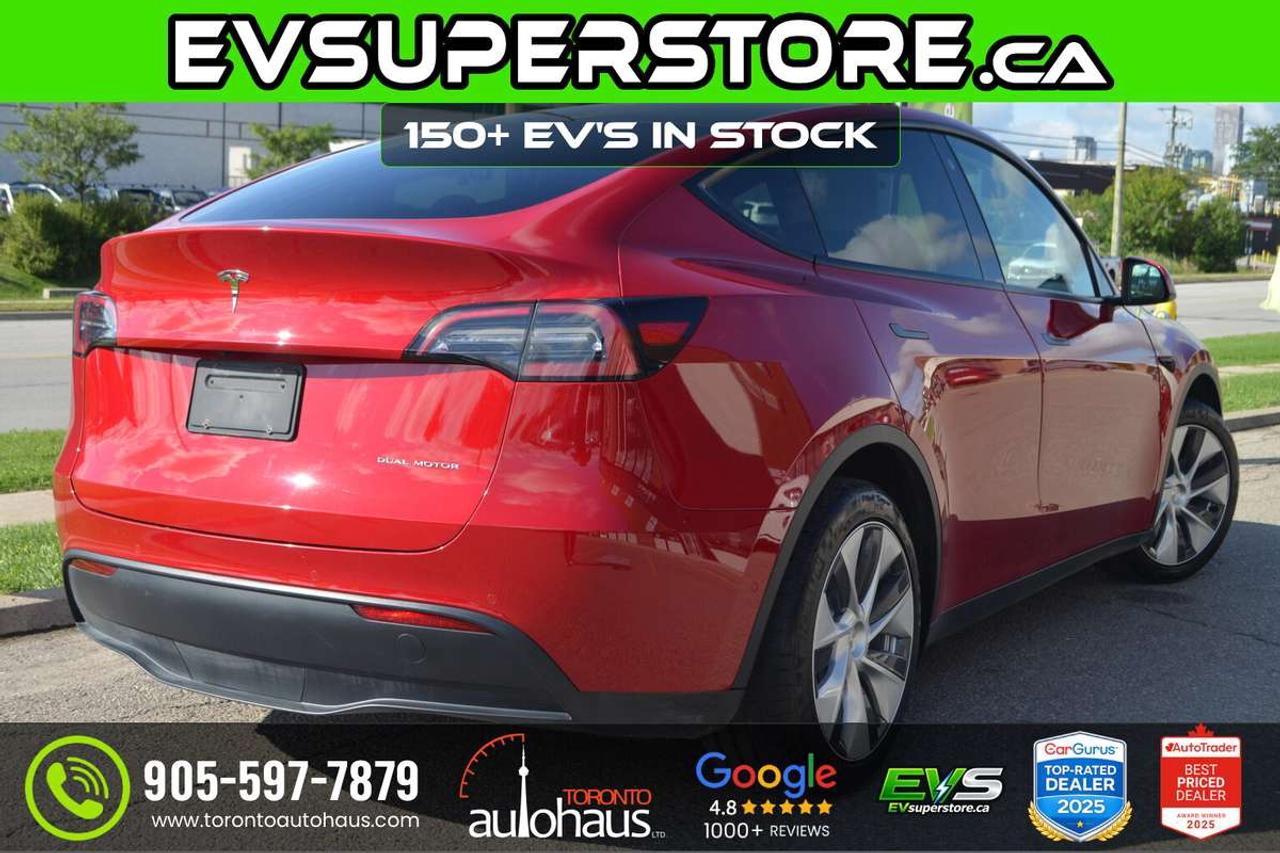 2022 Tesla Model Y LR AWD I WHITE INTERION AT EVSUPERSTORE.CA Photo