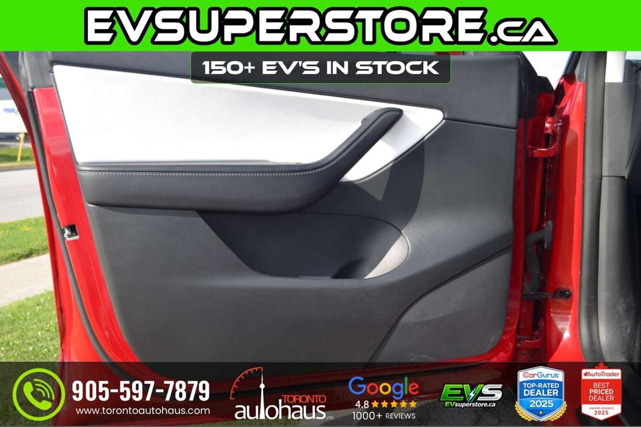 2022 Tesla Model Y LR AWD I WHITE INTERION AT EVSUPERSTORE.CA Photo