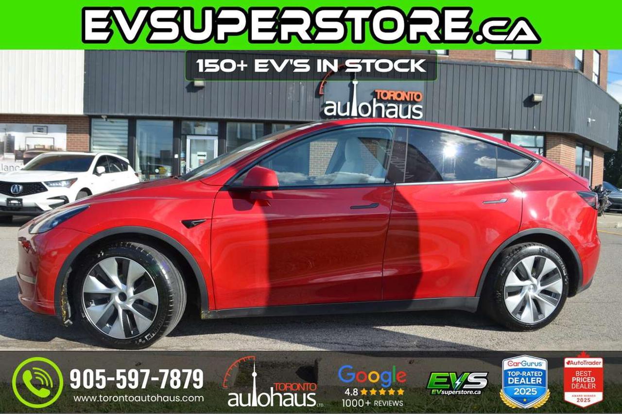 2022 Tesla Model Y LR AWD I WHITE INTERION AT EVSUPERSTORE.CA Photo