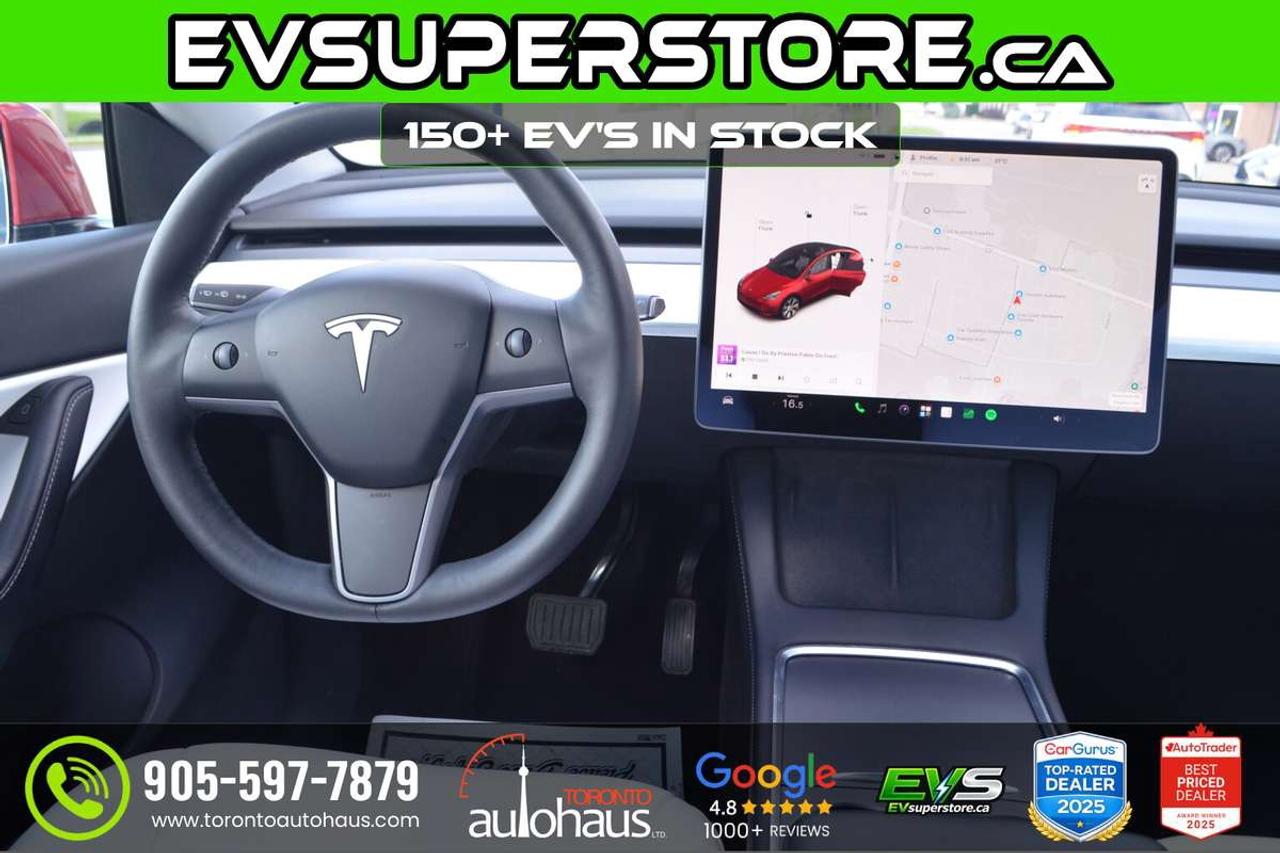 2022 Tesla Model Y LR AWD I WHITE INTERION AT EVSUPERSTORE.CA Photo