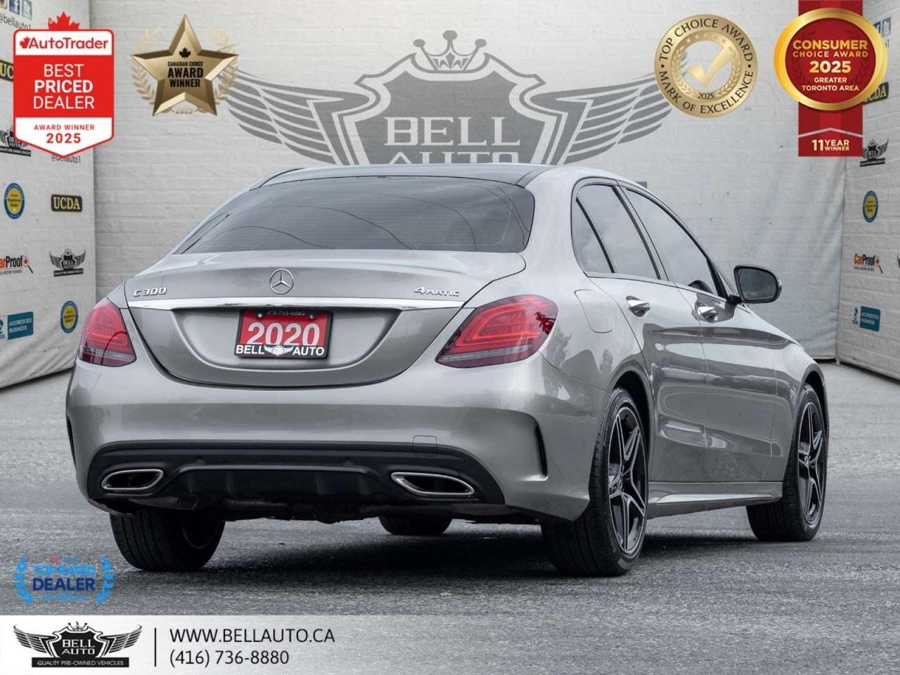 2020 Mercedes-Benz C-Class C300   AMGPKG   NIGHTPKG   PRMPKG   NAVI   B.CAM   PANO   NOACCIDENT Photo