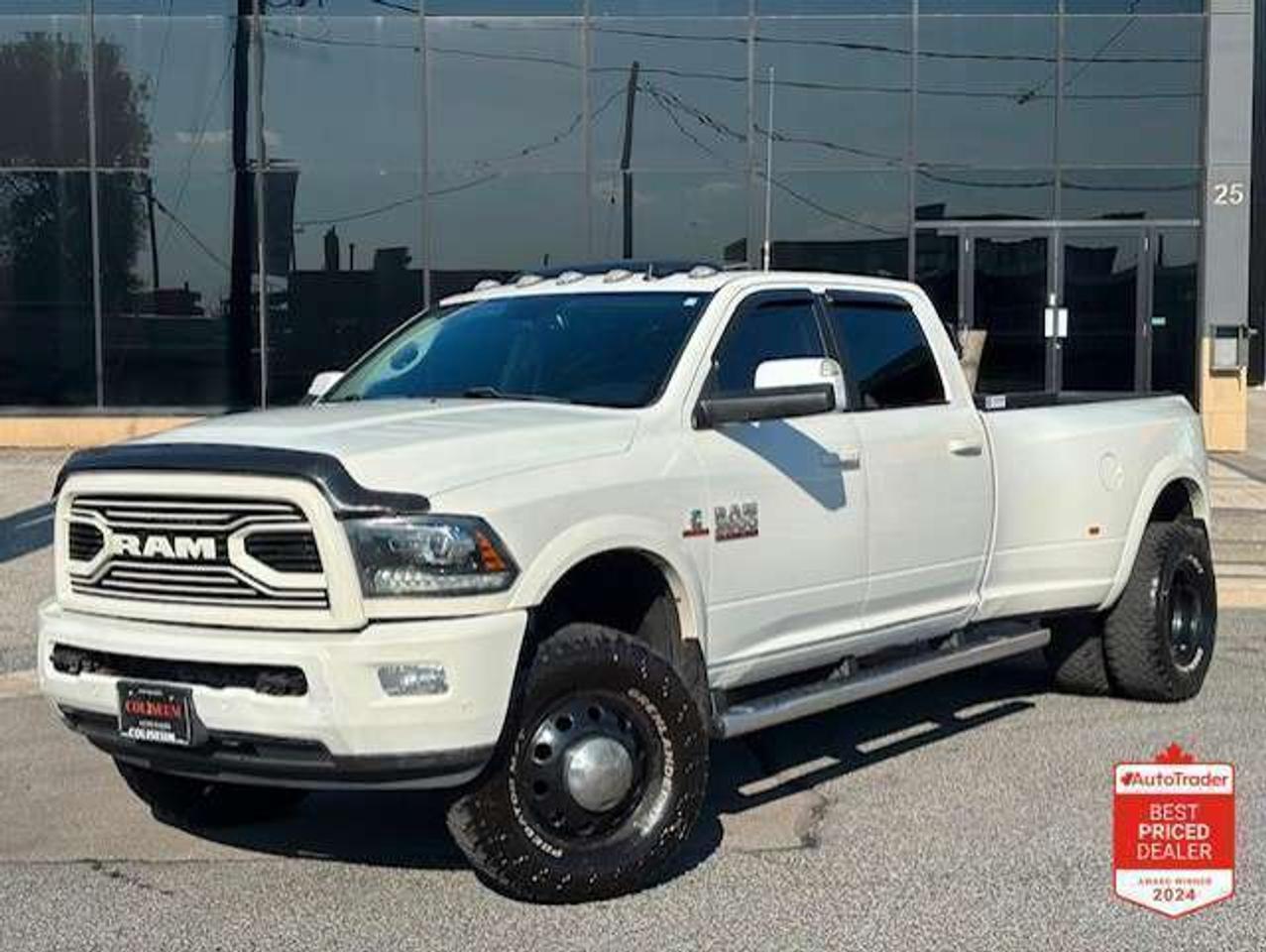 2018 RAM 3500 LARAMIE 4X4 DIESEL DUALLY LEATHER-ROOF-NAVI-LIFTED Photo