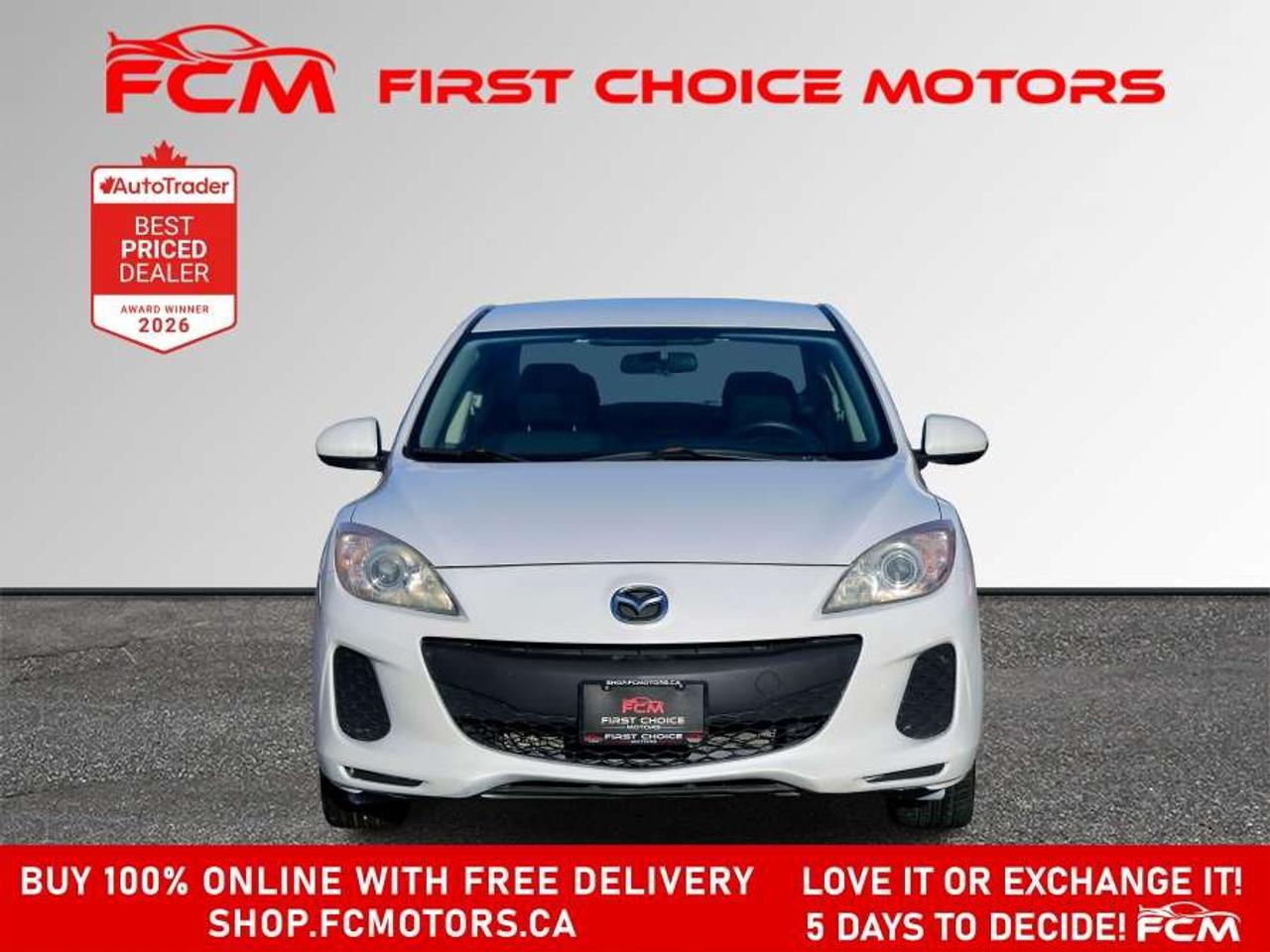 2012 Mazda 3 GX   FULLY CERTIFIED WITH WARRANTY Photo