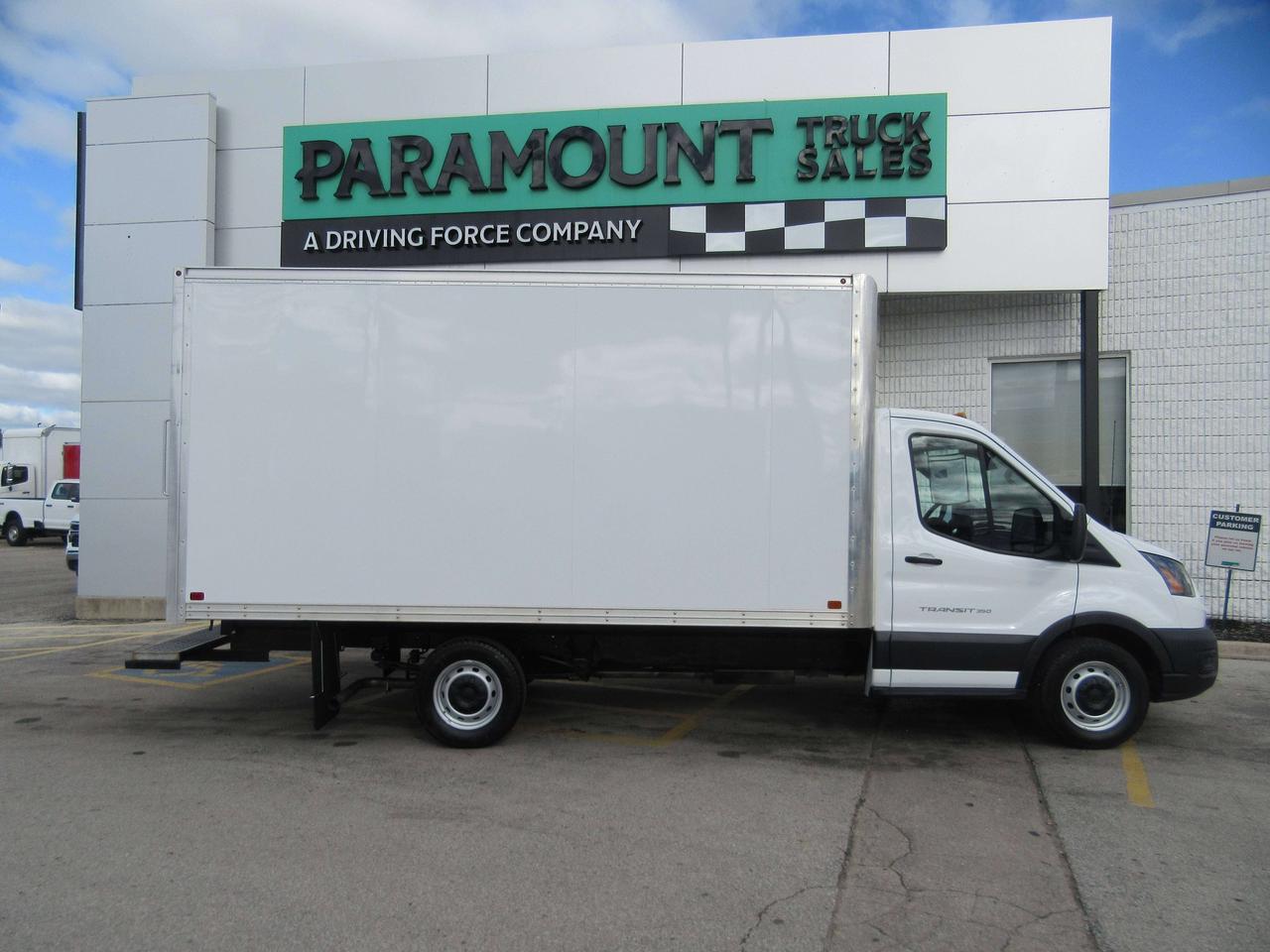 2022 Ford Transit T-350 14FT CUSTOM ALUMINUM BOX WITH RAMP Photo