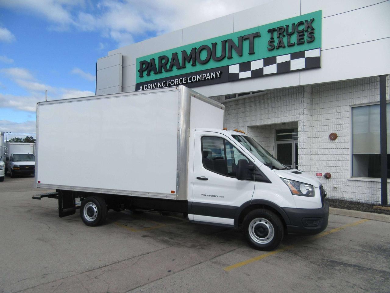 2022 Ford Transit T-350 14FT CUSTOM ALUMINUM BOX WITH RAMP Photo