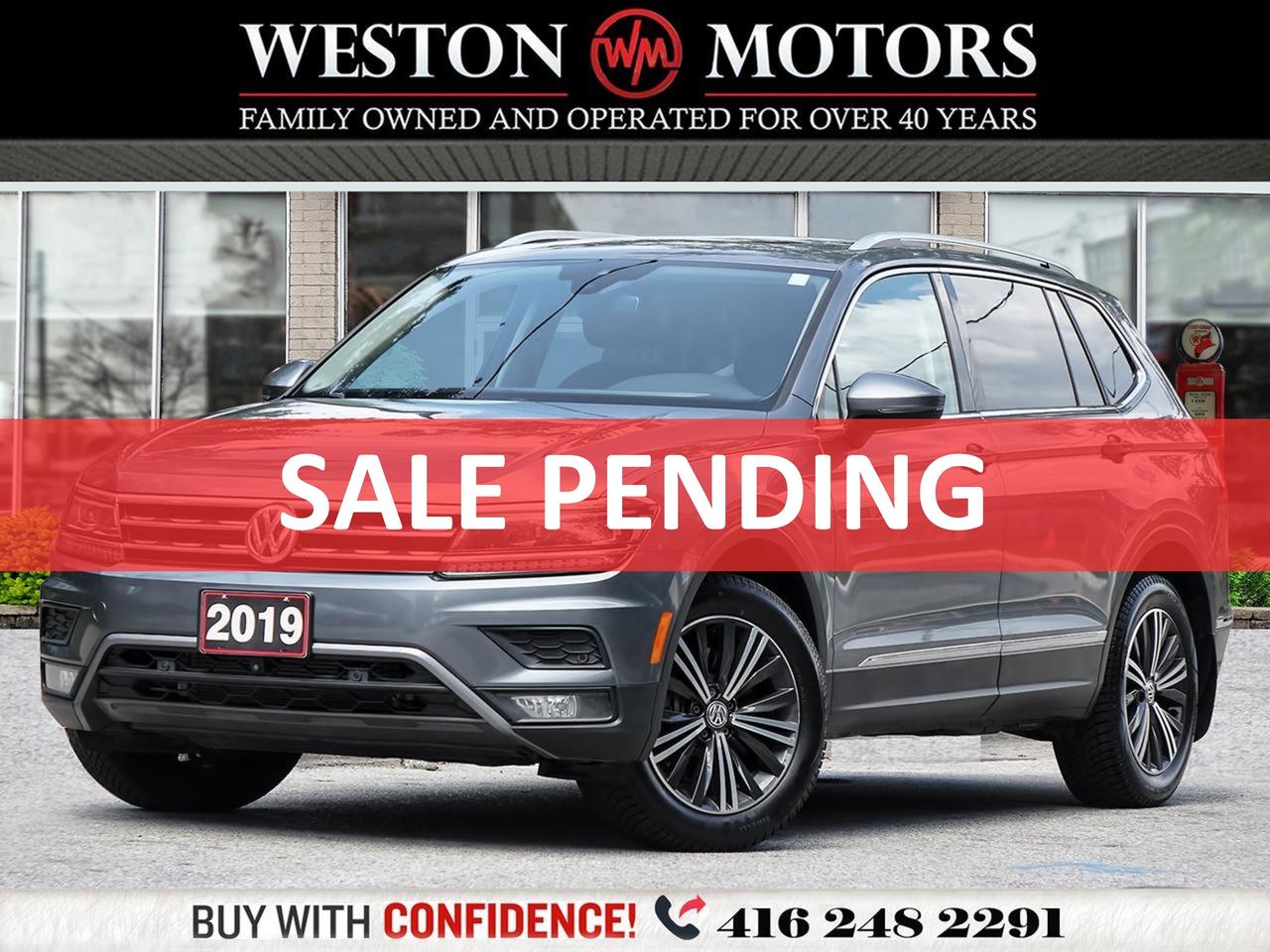 2019 Volkswagen Tiguan Highline*AWD*PANROOF*LEATHER SEATS