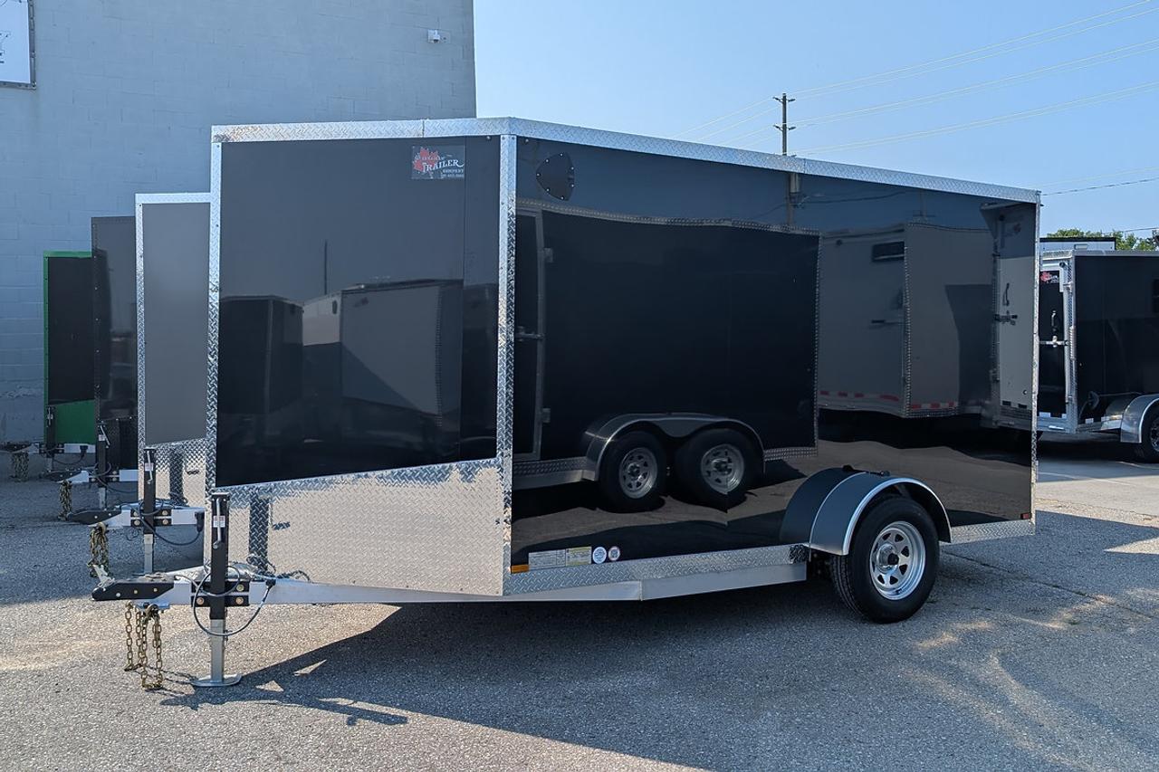 2026 Canadian Trailer Company 7x12 V-Nose Cargo Trailer Aluminum Single Axle