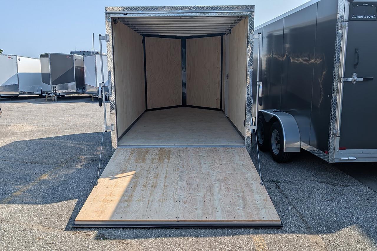 2026 Canadian Trailer Company 7x12 V-Nose Cargo Trailer Aluminum Single Axle Photo2