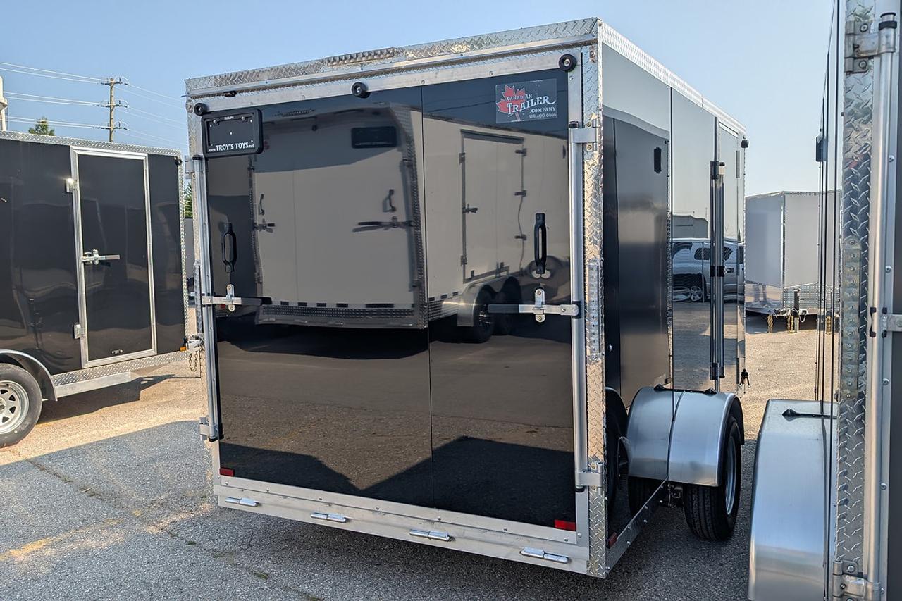 2026 Canadian Trailer Company 7x12 V-Nose Cargo Trailer Aluminum Single Axle Photo3