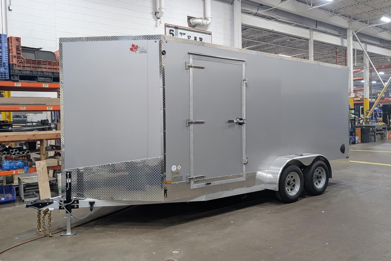 2026 Canadian Trailer Company 7x16 V-Nose Cargo Trailer Aluminum Tandem Axle