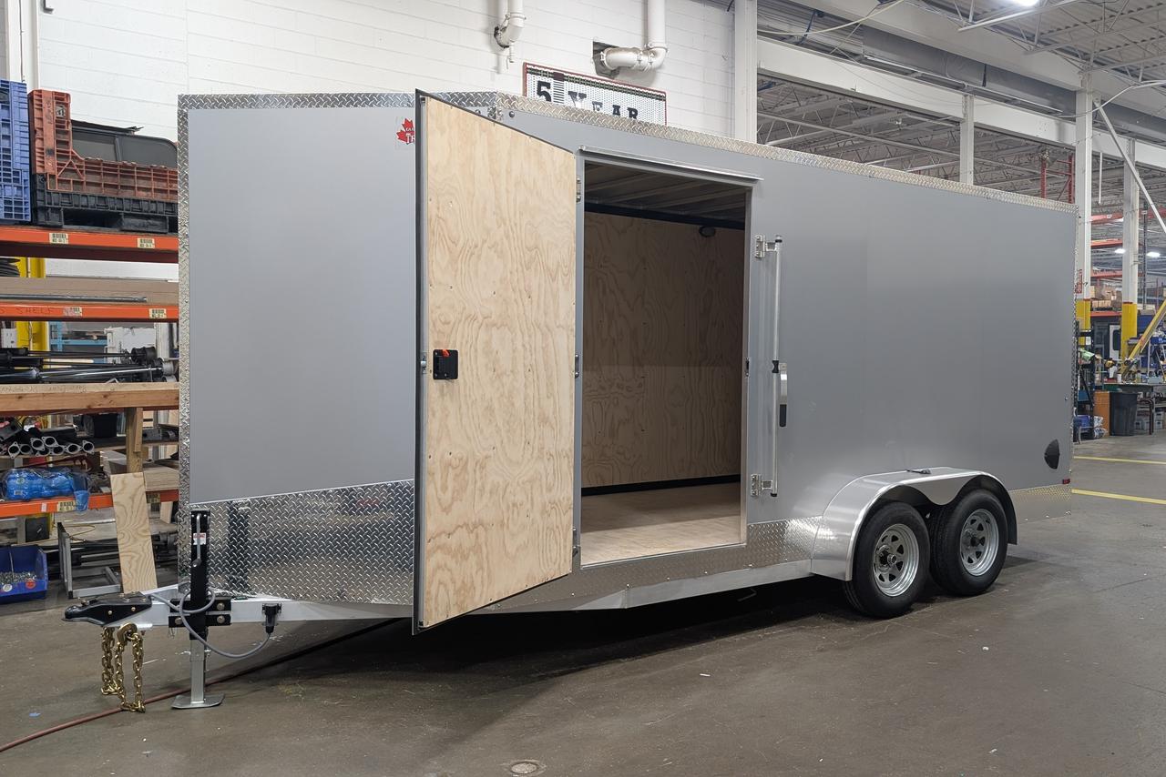 2026 Canadian Trailer Company 7x16 V-Nose Cargo Trailer Aluminum Tandem Axle Photo8