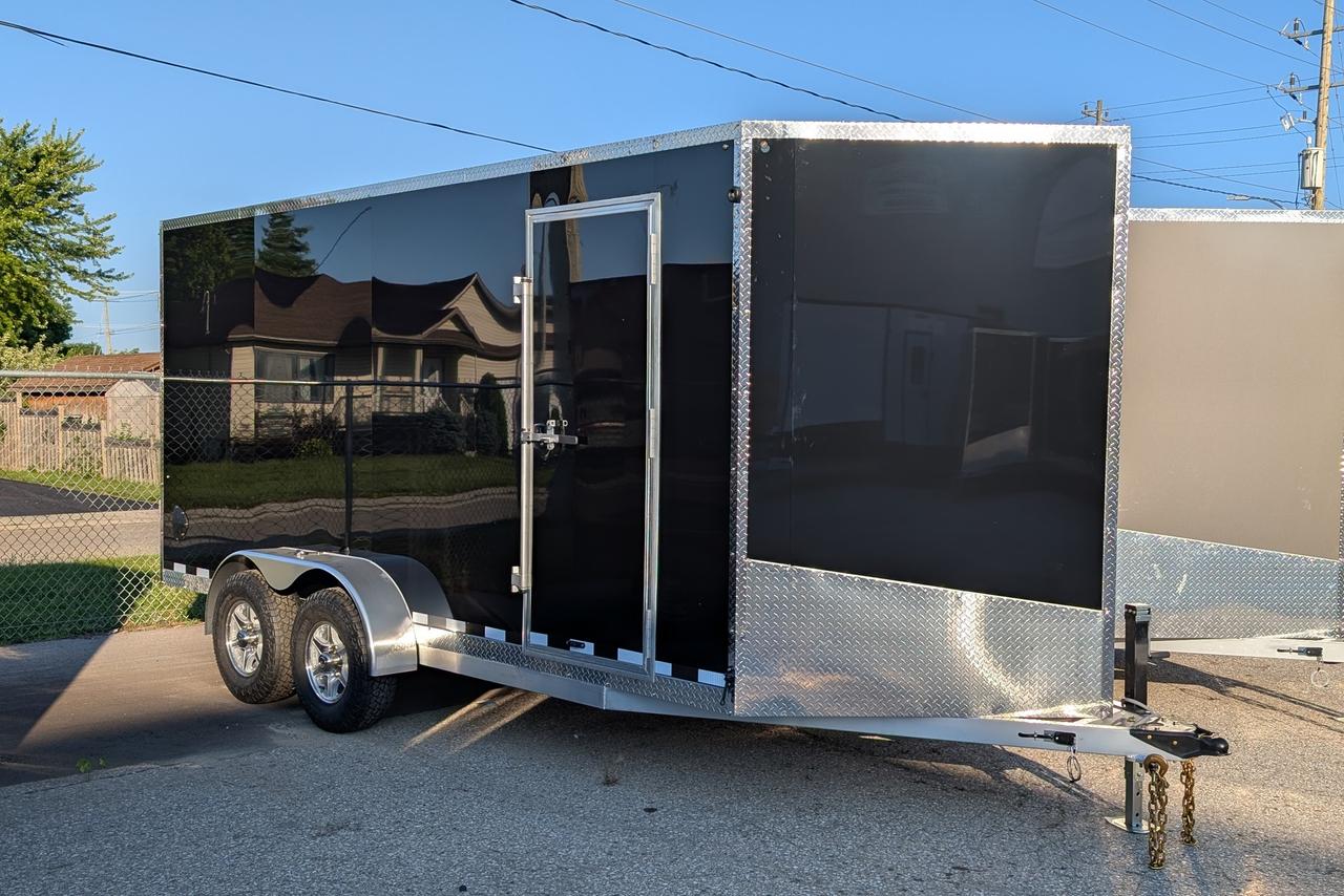2026 Canadian Trailer Company 7x16 V-Nose Cargo Trailer Aluminum Tandem Axle
