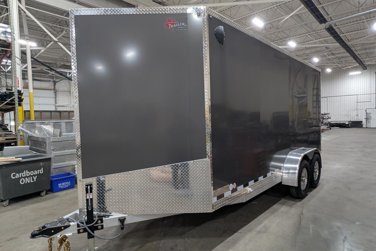 2026 Canadian Trailer Company 7x16 V-Nose Cargo Trailer Aluminum Tandem Axle Photo11