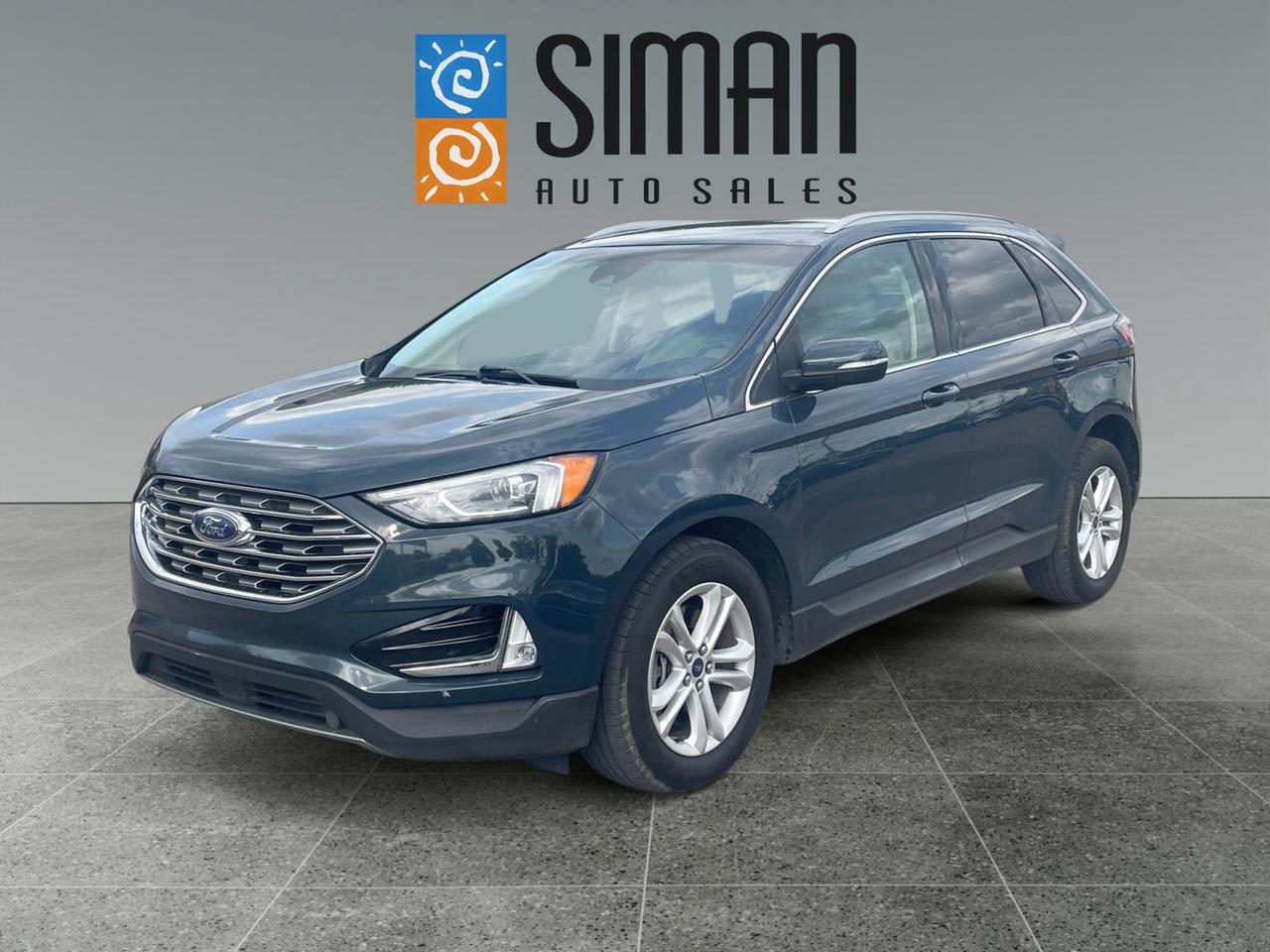 **2021 Ford Edge SEL AWD  112,500 km**

Looking for a comfortable, well-equipped SUV thats ready for Saskatchewan roads? This **2021 Ford Edge SEL AWD** delivers an excellent combination of performance, safety, technology, and comfort.

Powered by a responsive engine and equipped with **All-Wheel Drive**, this Edge provides confident handling year-round. Inside youll enjoy **power heated front seats**, **navigation**, **Bluetooth connectivity**, **SiriusXM satellite radio**, and a premium infotainment system to keep every drive enjoyable.

Safety and convenience features include **Adaptive (Distance Pacing) Cruise Control**, **Blind Spot Detection**, **Backup Camera**, **Rear Park Sensors**, and a **Power Liftgate**, making everyday driving and parking effortless.

Additional features include:

* Alloy Wheels
* Trailer Tow Package
* Power Heated Front Seats
* Navigation
* Bluetooth Hands-Free Calling & Audio Streaming
* SiriusXM Satellite Radio
* Adaptive Cruise Control
* Blind Spot Monitoring
* Rear Backup Camera
* Rear Park Assist Sensors
* Power Liftgate
* All-Wheel Drive

**Presale inspection completed**, including a **fresh full synthetic oil service**, so this Edge is ready for its next owner.

**Easy financing available on-site through 16 banks and lenders.** Good credit, rebuilding credit, or first-time buyerwe have financing options for almost every situation.

**Trades are always welcome**, and we pay top dollar for quality trade-ins. **Aftermarket warranties** are also available to fit every need and budget for additional peace of mind.

**Siman Auto Sales**  **Large enough to make a difference, small enough to care.** Proudly serving Saskatchewan for **over 28 years** with **over 70 quality vehicles** in stock. **Check out our reviews and discover why so many customers continue to choose Siman Auto Sales.**