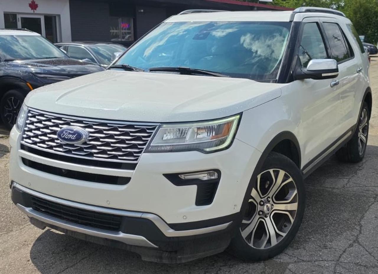 Used 2018 Ford Explorer PLATINUM / NO ACCIDENTS / 4WD / NAV / ROOF/LEATHER for sale in Cambridge, ON