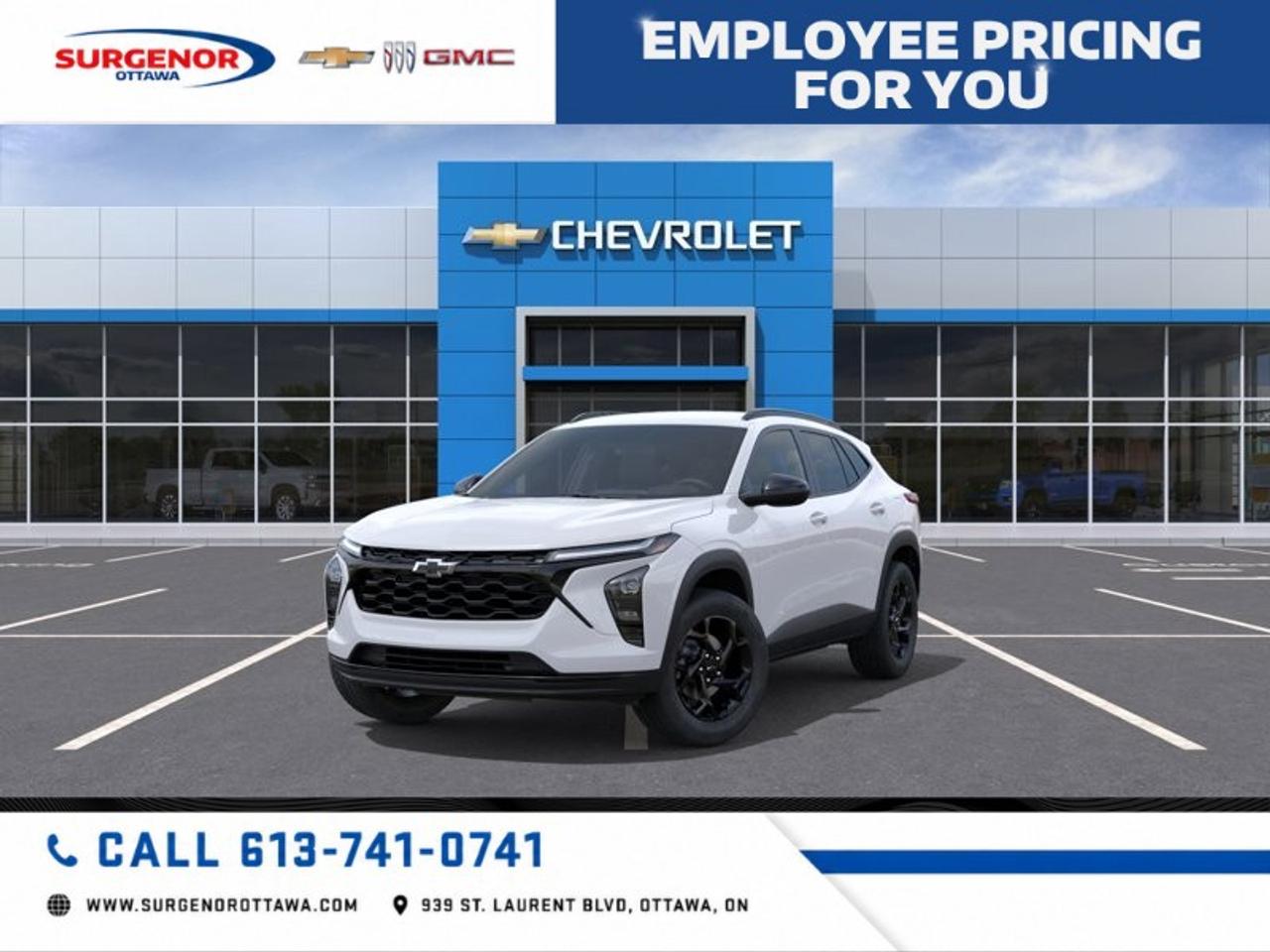 <p>Explore the new 2026 Chevrolet Trax LT in a striking Summit White finish. This fully equipped SUV comes with a Front-Wheel Drive that offers agile handling for city commutes and weekend getaways. Crafted with precision, the 17-inch high gloss black alloy wheels with black bowtie center caps add style to the Trax's robust design.</p><p>Step inside to experience the Jet Black with blue accents, cloth/EvoTex-trimmed interior, which delivers both comfort and flair. The front bucket seats are heated, ensuring warmth during the colder months, while air conditioning keeps the cabin pleasant in summer. The Midnight Edition adds a touch of elegance with high gloss black exterior stylings and a sleek, blacked-out grille.</p><p>Stay connected and entertained with the advanced 11-inch diagonal HD color touchscreen that includes AM/FM stereo, Bluetooth audio streaming for two active devices, and wireless Apple CarPlay and Android Auto compatibility. Safety features such as lane assist, parking sensors, and a backup camera provide peace of mind on every journey. Further enhancing your driving experience are heated mirrors, an adaptive cruise control system, and a heated steering wheel.</p><p>This Trax is perfect for tech-savvy urban adventurers and families who prioritize style and safety in their daily drives. Contact Surgenor Chevrolet Buick GMC Cadillac today to schedule your test drive and discover all that this modern vehicle has to offer.</p>