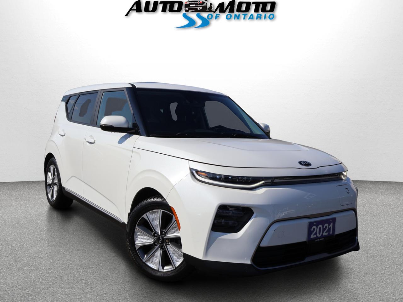 Used 2021 Kia Soul EV EV LIMITED CERTIFIED *ACCIDENT FREE*1 OWNER*2nd WINTER* CAMERA NAV BLUETOOTH LEATHER HEATED SEATS SUNROOF CRUISE ALLOYS for sale in Burlington, ON