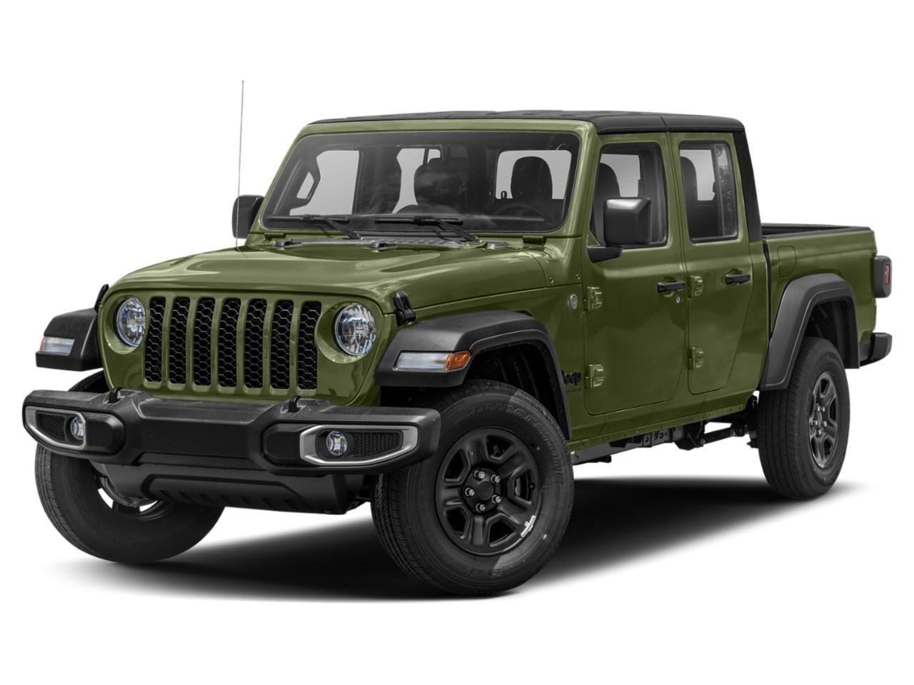 Jeep capability. Pickup versatility. unmistakable Willys attitude.<br /><br />The 2023 Jeep Gladiator Willys combines two things that normally dont come in the same packagethe open-air personality and off-road capability of a Jeep with the everyday usefulness of a pickup truck.<br /><br />Finished in Sarge Green Clearcoat, this Gladiator looks exactly the way a Willys should. A black grille, Willys hood decals, body-colour fender flares, aggressive exterior details, and heavy-duty red shock absorbers give it a rugged look that feels right at home on a Jeep.<br /><br />Under the hood is the proven 3.6L Pentastar V6, paired with an 8-speed automatic transmission and four-wheel drive. A Trac-Lok limited-slip rear differential, 3.73 rear axle ratio, and Willys-specific equipment provide additional capability when pavement turns to dirt, mud, or snow.<br /><br />And this Gladiator has travelled nearly 20,000 kilometres less than the market average, making its low mileage another major reason to take a closer look.<br /><br />Inside, its much better equipped than its rugged appearance might suggest. The Cold Weather Group adds heated front seats and a heated steering wheel, while automatic climate control, proximity keyless entry, a 7-inch colour driver display, and a 115-volt auxiliary outlet add everyday convenience.<br /><br />The upgraded 8.4-inch Uconnect touchscreen with navigation provides Apple CarPlay and Android Auto, SiriusXM, HD Radio, connected services, and Jeeps Off-Road Information Pages.<br /><br />Then theres the Alpine Premium Audio System, giving you upgraded sound whether the roof is closed or youre taking advantage of the open-air experience that makes a Jeep different from just about every other pickup on the road.<br /><br />The LED Headlamp & Fog Lamp Group adds LED reflector headlights, LED fog lamps, and LED daytime running lights for improved visibility and a more modern appearance.<br /><br />And when theres work to do, you still have a real pickup bed with a power-locking tailgate and a 400-watt inverter to help make the Gladiator as useful as it is fun.<br /><br />Part Jeep. Part pickup. All personality.<br /><br />Here at Chatham Chrysler, our Financial Services Department is dedicated to offering the service that you deserve. We are experienced with all levels of credit and are looking forward to sitting down with you. Chatham Chrysler Proudly serves customers from London, Ridgetown, Thamesville, Wallaceburg, Chatham, Tilbury, Essex, LaSalle, Amherstburg and Windsor with no distance being ever too far! At Chatham Chrysler, WE CAN DO IT!