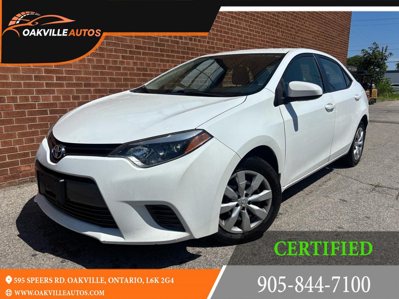 Used 2015 Toyota Corolla 4DR SDN MAN CE for sale in Oakville, ON