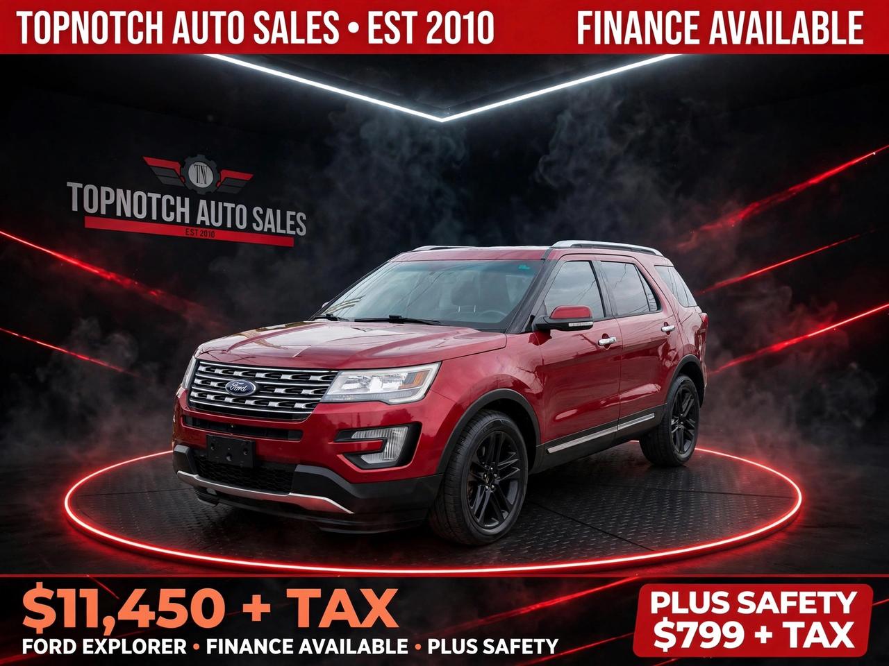 2017 Ford Explorer Limited 4WD 3.5LV6—Leather/7Seater/Sony Audio/Navigation/Heated&Cooled Seats/Hands-Free Liftgate/Clean Carfax Photo0