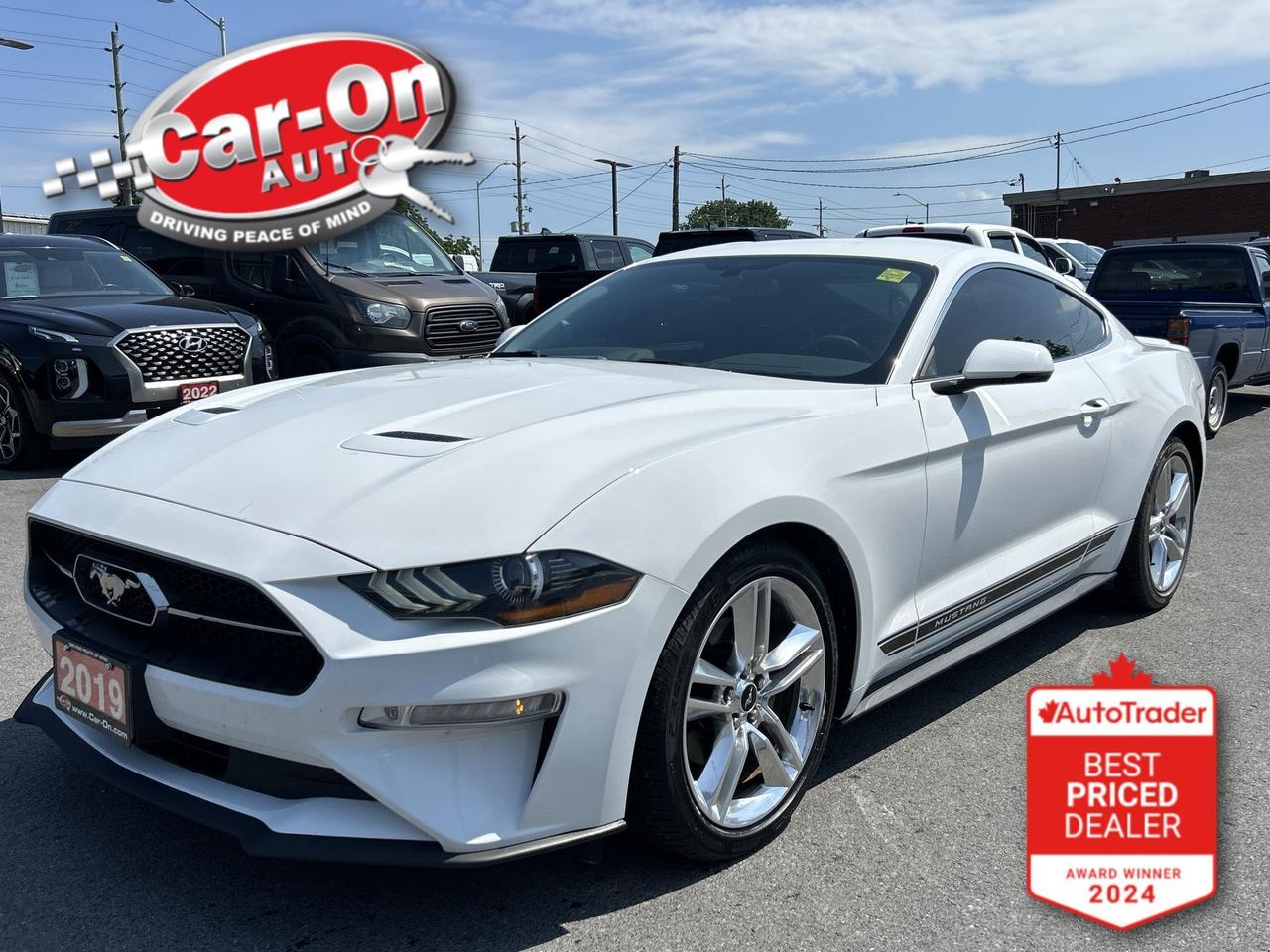 LOW KMS!! LOADED PREMIUM W/ 310HP ECOBOOST ENGINE!! Leather, Android Auto/ Apple CarPlay, heated/seats, heated steering, remote start, navigation, 19-inch alloys, blind spot monitor, rear cross-traffic alert, backup camera w/ rear park sensors, dual-zone climate control, keyless entry w/ push start, full power group incl. power driver seat w/ memory, automatic headlights, Bluetooth and more!!This vehicle just landed and is awaiting a full detail and photo shoot. Contact us and book your viewing today!