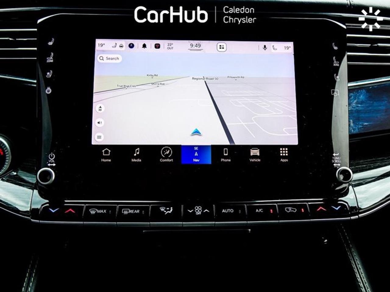 2022 Jeep Wagoneer Series II HEMI V8 | GLOBAL BLACK NAPPA LEATHER | FRONT-PASSENGER INTERACTIVE DISPLAY Photo4