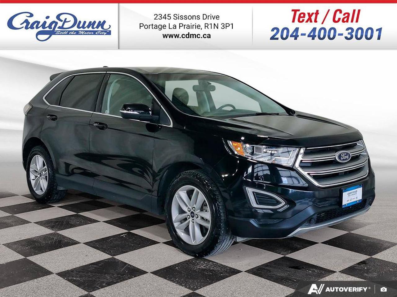 Used 2018 Ford Edge * SEL AWD * LOCAL TRADE * HEATED SEATS * BACKUP CAMERA * for sale in Portage la Prairie, MB