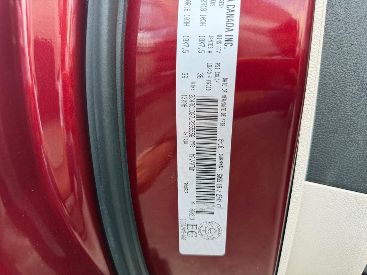 2018 Chrysler Pacifica Touring Plus Photo
