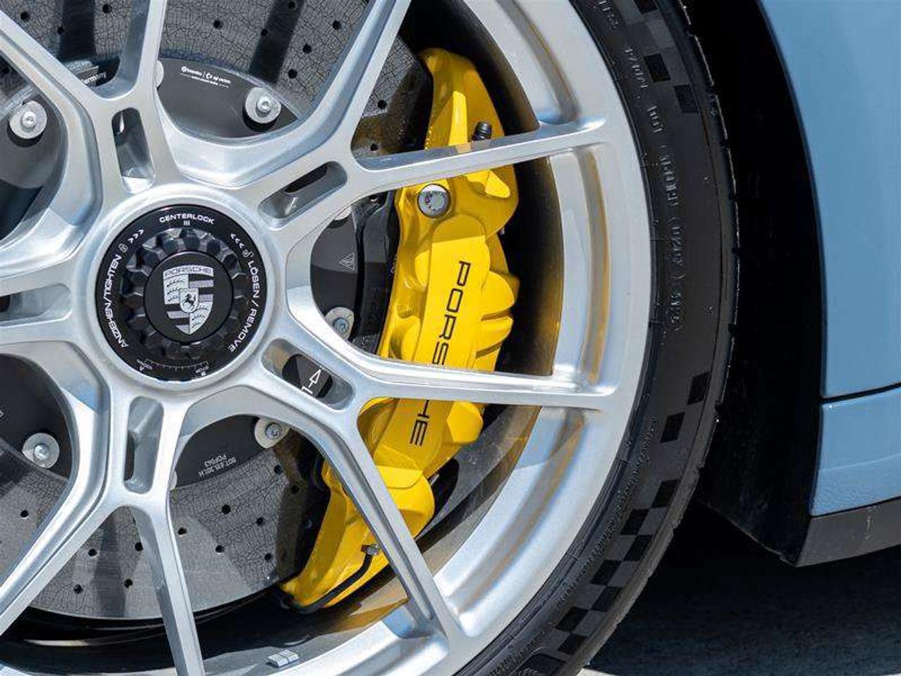 2026 Porsche 911 GT3 Coupe with Touring Package PCCB with Calipers in Yellow Front Axle Lift System Folding Lightweig Photo
