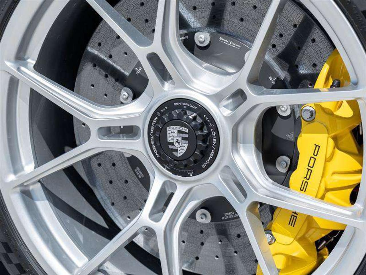 2026 Porsche 911 GT3 Coupe with Touring Package PCCB with Calipers in Yellow Front Axle Lift System Folding Lightweig Photo