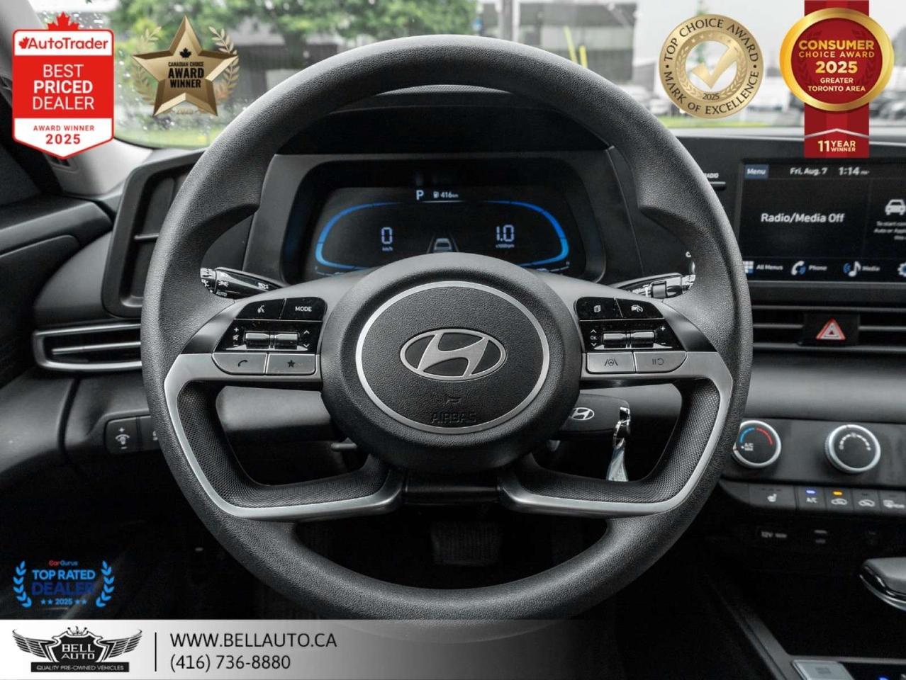 2025 Hyundai Elantra Essential   B.CAM   HTD SEATS   DRIVEMODES   NOACCIDENT Photo