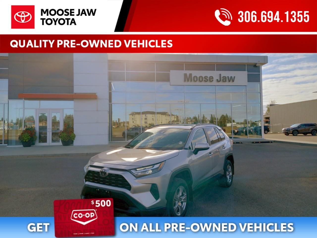 Used 2023 Toyota RAV4 XLE Toyota Certified with only 34,223 KMs! for sale in Moose Jaw, SK