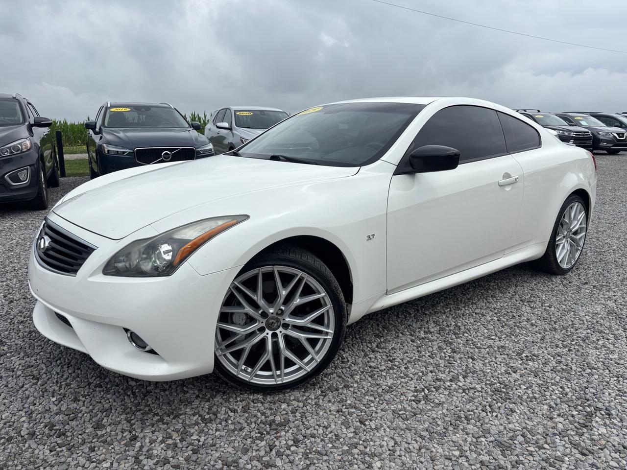 <p dir=ltr><span> 30 year family business with a 4.6 Google rating! *LEATHER*SUNROOF*HEATES SEATS*BACKUP CAM*2 KEYS* This 2015 Infiniti Q60 S will be sold with an Ontario Safety Certificate at no extra charge through our multi-point inspection process to provide you with the best quality pre-owned experience. Complete Carfax reports come with every vehicle sale and are readily available. Financing available as well at Daves Auto through TD Auto finance for all models 2016 and newer! </span><span> 2020-2026 models range from as low as 6.99%-9.49% and 2016-2019 models range from 8.49%-9.49%.</span><span> All vehicles with XM Capability come with 3 free months of Sirius XM. Daves Auto continues to serve its customers with quality, unbranded pre-owned vehicles, certifying every vehicle inside the list price disclosed. Tinting available for $99/window.</span></p><p><span id=docs-internal-guid-187cf8ef-7fff-f940-0bae-dc0ae66de8c5></span></p><p dir=ltr><span>Established in 1996, Daves Auto has been serving the Haldimand, West Lincoln and Ontario area with the same quality for 30 years! With growth, Daves Auto now has a lot with approximately 70 vehicles and a service building on-site to safety all vehicles in-house. If you are looking at this vehicle and need any additional information, please feel free to call us or come visit us at 7109 Canborough Rd. Dunnville, Ontario. Find us on Instagram @ daves_auto_2020 and become more familiar with our family business! Please call in advance to ensure availability.</span></p>
