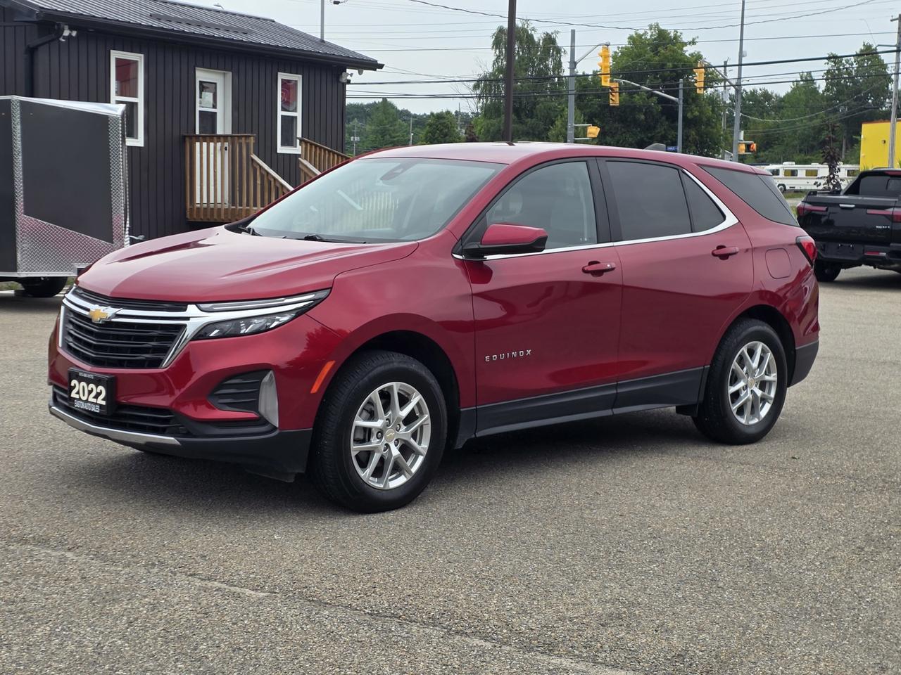 <p><strong>Comfortable, capable, and well-equipped a versatile SUV for year-round driving!</strong></p><p>Check out this <strong>2022 Chevrolet Equinox LT AWD</strong>, powered by an efficient <strong>1.5L Turbo 4-cylinder engine</strong>. With <strong>All-Wheel Drive</strong>, plenty of passenger and cargo space, and a great selection of comfort and convenience features, the Equinox is an excellent choice for commuting, family driving, or weekend road trips.</p><p><strong>Features include:</strong></p><ul><li><p>All-Wheel Drive (AWD)</p></li><li><p>1.5L Turbo 4-Cylinder Engine</p></li><li><p>Remote Start</p></li><li><p>Back-Up Camera</p></li><li><p>Cruise Control</p></li><li><p>Bluetooth</p></li><li><p>Satellite Radio</p></li><li><p>Air Conditioning</p></li><li><p>Power Driver Seat</p></li><li><p>Power Windows</p></li><li><p>Power Mirrors</p></li><li><p>Power Locks</p></li><li><p>Steering Wheel Controls</p></li></ul><p><strong>Trades are welcome we pay top dollar for your trade!</strong></p><p>Buy with confidence from <strong>Easton Auto Sales</strong>. We are <strong>OMVIC Certified</strong> and a <strong>UCDA Member</strong>, and were proud of our <strong>5-Star Google rating</strong>.</p><p>Conveniently located just minutes from <strong>Kingston and Brockville</strong>.</p><p> <strong>Call Easton Auto Sales today at 613-561-5172 to schedule your test drive!</strong></p><p><br></p>