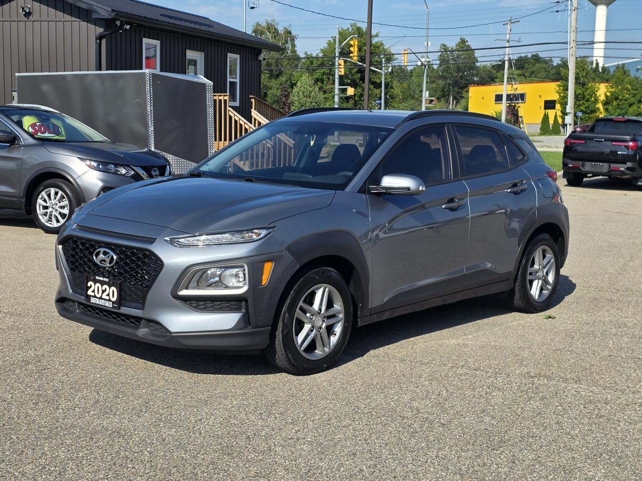 <p><strong>Versatile, fuel-efficient, and ready for all-season driving!</strong></p><p>Check out this <strong>2020 Hyundai Kona Essential AWD</strong>, powered by a reliable and efficient <strong>2.0L 4-cylinder engine</strong>. With <strong>All-Wheel Drive</strong>, a comfortable interior, and plenty of convenient features, the Kona is a great choice for commuting, road trips, or everyday driving.</p><p><strong>Features include:</strong></p><ul><li><p>All-Wheel Drive (AWD)</p></li><li><p>2.0L 4-Cylinder Engine</p></li><li><p>Cruise Control</p></li><li><p>Back-Up Camera</p></li><li><p>Bluetooth</p></li><li><p>Air Conditioning</p></li><li><p>Heated Front Seats</p></li><li><p>Heated Side Mirrors</p></li><li><p>Power Locks</p></li><li><p>Power Mirrors</p></li><li><p>Power Windows</p></li><li><p>Steering Wheel Controls</p></li></ul><p><strong>Trades are welcome we pay top dollar for your trade!</strong></p><p>Buy with confidence from <strong>Easton Auto Sales</strong>. We are <strong>OMVIC Certified</strong> and a <strong>UCDA Member</strong>, and were proud of our <strong>5-Star Google rating</strong>.</p><p>Conveniently located just minutes from <strong>Kingston and Brockville</strong>.</p><p> <strong>Call Easton Auto Sales today at 613-561-5172 to schedule your test drive!</strong></p>
