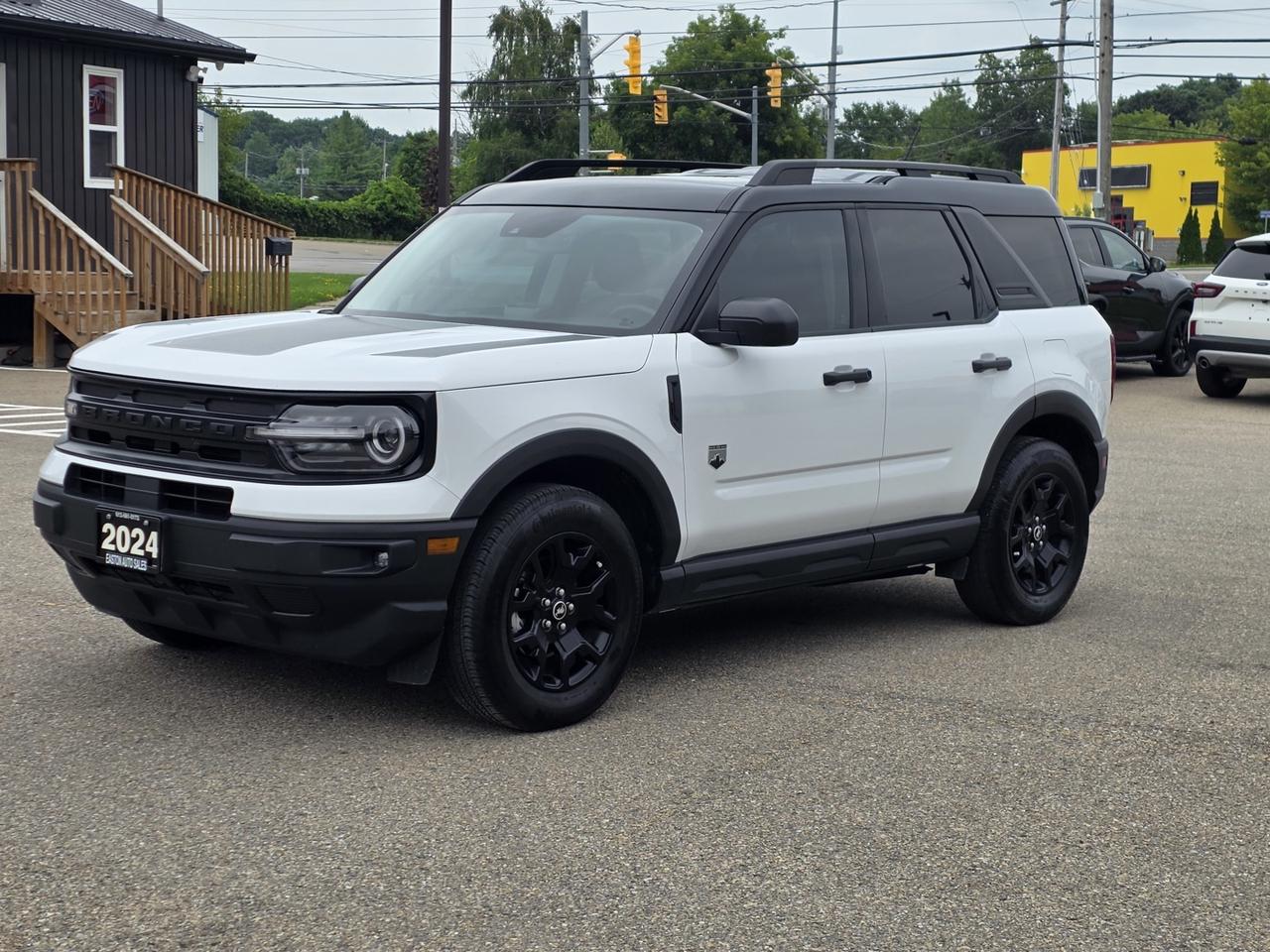 <p><strong>Adventure-ready, well-equipped, and packed with modern technology!</strong></p><p>Check out this <strong>2024 Ford Bronco Sport Big Bend 4WD</strong>, powered by a fuel-efficient <strong>1.5L EcoBoost 3-cylinder engine</strong>. With rugged Bronco styling, capable <strong>4WD</strong>, advanced driver-assistance features, and excellent everyday comfort, this Bronco Sport is ready for everything from the daily commute to weekend adventures.</p><p><strong>Features include:</strong></p><ul><li><p>4-Wheel Drive (4WD)</p></li><li><p>1.5L EcoBoost 3-Cylinder Engine</p></li><li><p>Adaptive Cruise Control</p></li><li><p>Navigation</p></li><li><p>Blind Spot Monitor</p></li><li><p>Evasion Assist</p></li><li><p>Rear Parking Aid</p></li><li><p>Back-Up Camera</p></li><li><p>Tow Hitch</p></li><li><p>Apple CarPlay</p></li><li><p>Android Auto</p></li><li><p>Heated Front Seats</p></li><li><p>Heated Mirrors</p></li><li><p>Power Driver Seat</p></li><li><p>Climate Control</p></li><li><p>Air Conditioning</p></li><li><p>Cruise Control</p></li><li><p>Automatic Lights</p></li><li><p>Auto-Dimming Rearview Mirror</p></li><li><p>Steering Wheel Controls</p></li></ul><p><strong>Trades are welcome we pay top dollar for your trade!</strong></p><p>Buy with confidence from <strong>Easton Auto Sales</strong>. We are <strong>OMVIC Certified</strong> and a <strong>UCDA Member</strong>, and were proud of our <strong>5-Star Google rating</strong>.</p><p>Conveniently located just minutes from <strong>Kingston and Brockville</strong>.</p><p> <strong>Call Easton Auto Sales today at 613-561-5172 to schedule your test drive!</strong></p><p><br></p>