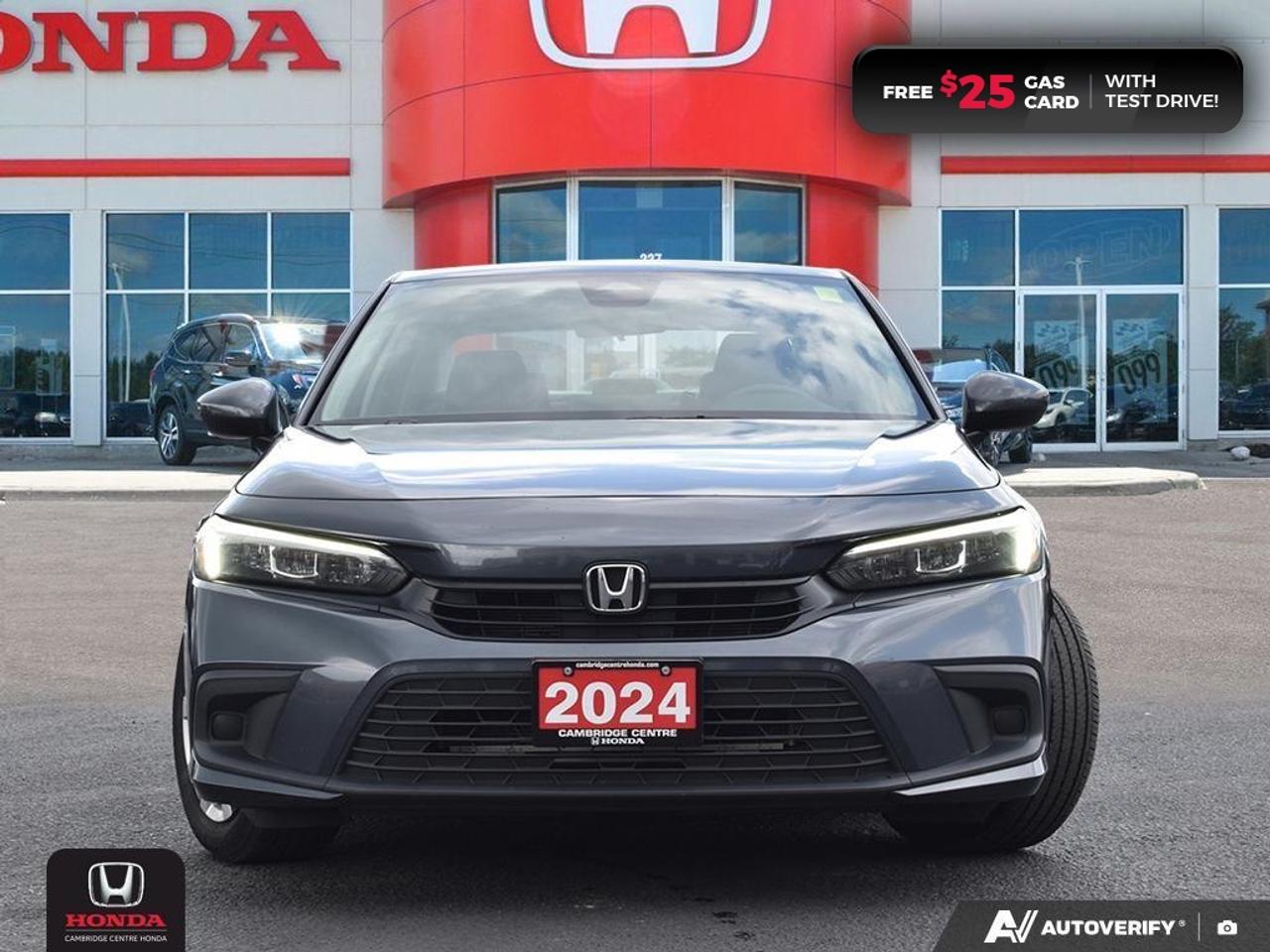 2024 Honda Civic LX-B HONDA SENSING TECHNOLOGIES | REARVIEW CAMERA | APPLE CARPLAY™/ANDROID AUTO™ Photo