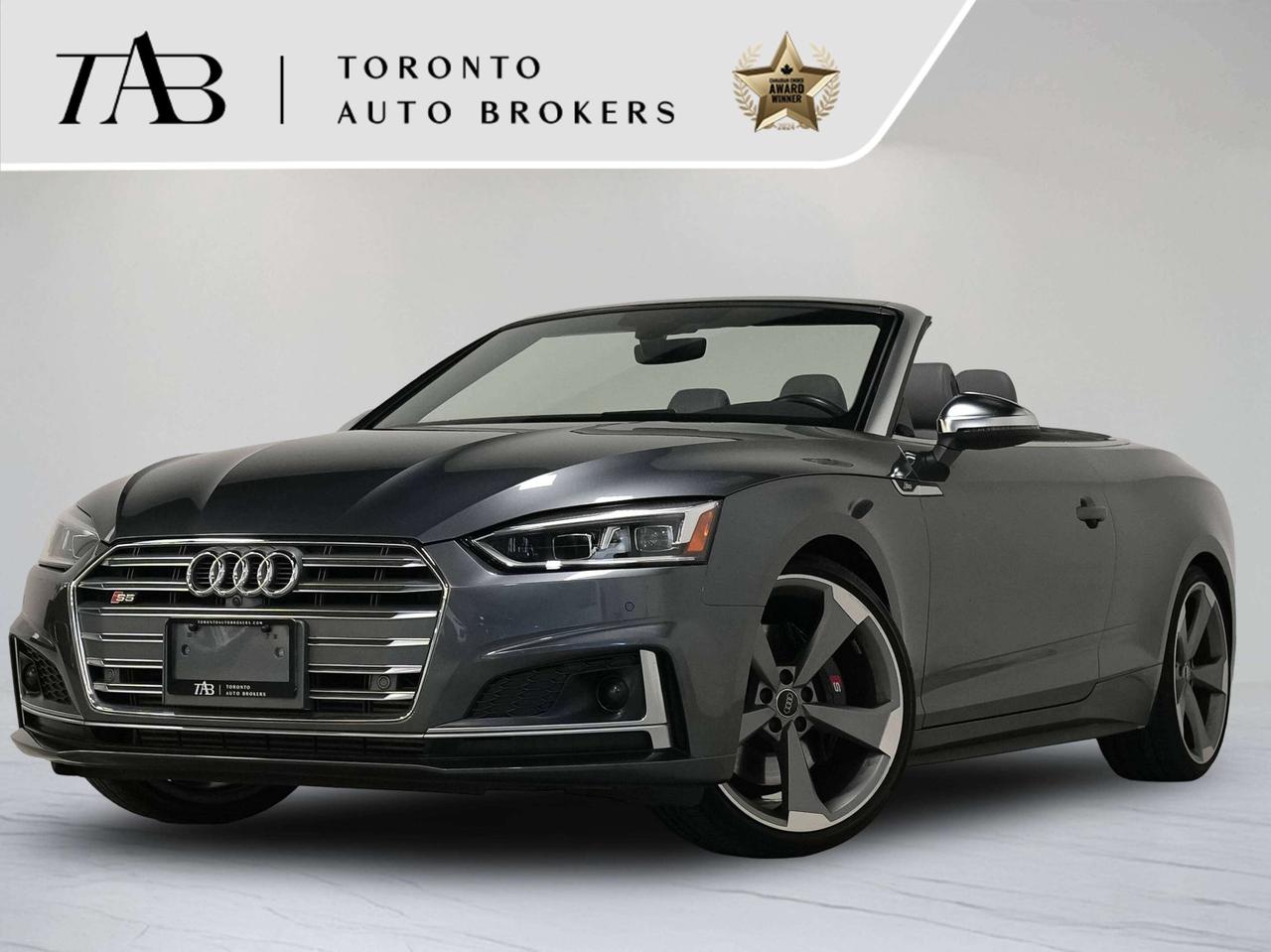 Used 2019 Audi S5 TECHNIK | CONVERTIBLE | B&0 | 20 IN for sale in Vaughan, ON