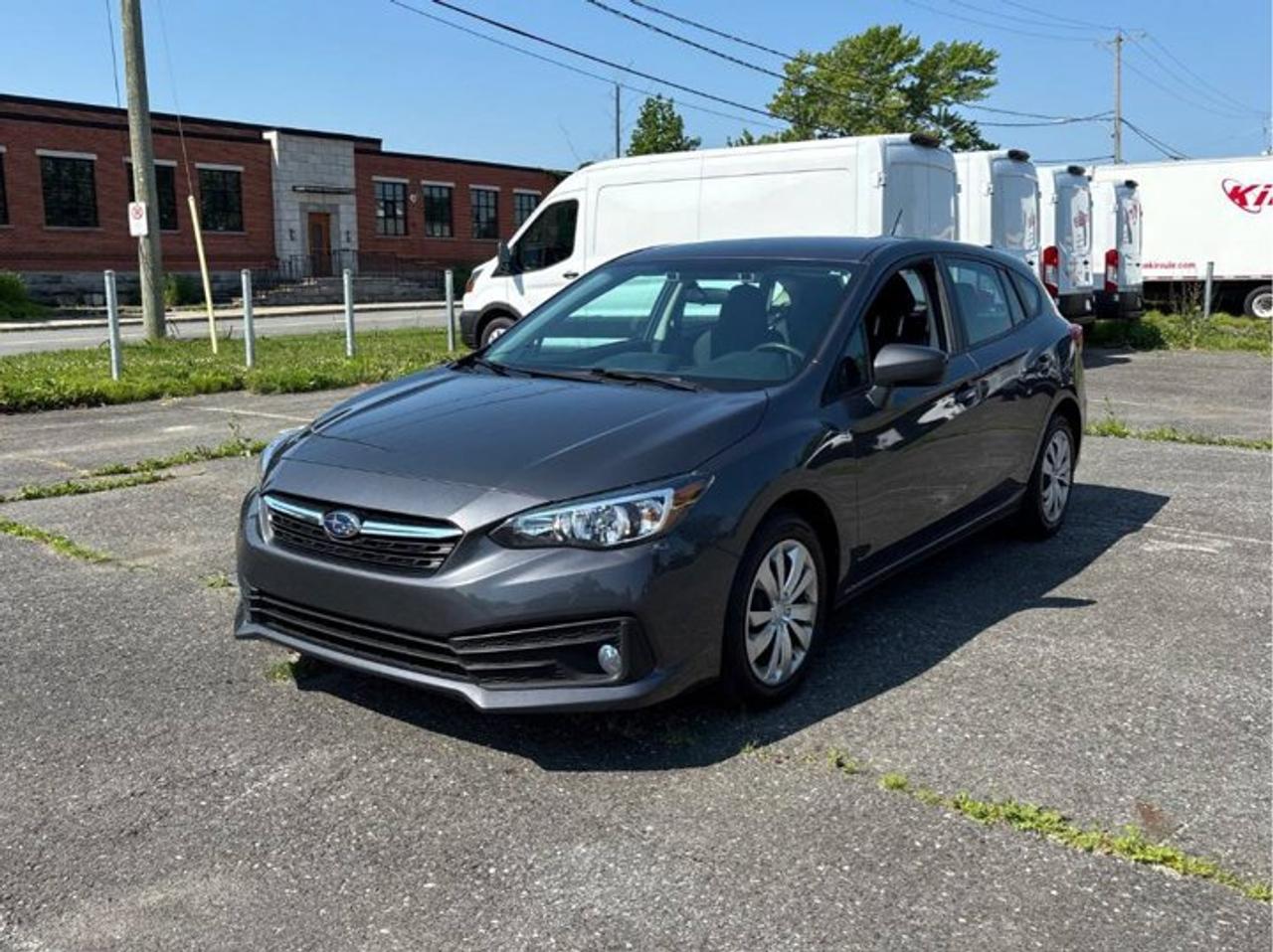 Look at this certified 2023 Subaru Impreza Convenience AWD | Eyesight | Adaptive Cruise | CarPlay + Android | Rear Cam and More!. Its Automatic transmission and 2.0 L engine will keep you going. This Subaru Impreza features the following options: Reverse Camera, Air Conditioning, Adaptive Cruise, Tilt Steering Wheel, Steering Radio Controls, Power Windows, Power Locks, Traction Control, and Power Mirrors. See it for yourself at Mark Wilsons Better Used Cars, 5055 Whitelaw Road, Guelph, ON N1H 6J4.MASSIVE SELECTION: 500+ vehicles in ONE LOCATION, all Live Market Priced for the best value!STRAIGHTFORWARD & TRANSPARENT PRICING: Our Advertised Price INCLUDES:Safety Certification! (No separate certification fee upcharge).FREE Carfax History Report!NO upcharge for paying cash!CONFIDENCE & PEACE OF MIND: 30-Day/3,000 km Warranty INCLUDED! Plus a 5-Day Exchange Privilege!*EASY FINANCING: Better-than-bank rates, $0 Down, and 3 Months No Payments available OAC. BAD CREDIT APPROVED HERE!WE BUY CARS: Get Top Dollar for your trade, or sell us your vehicle for CASH even if you dont buy ours!www.shopwilsons.comAn Honest, Transparent Buying Experience. Trusted in business since 1961!(Cash Prices Exclude HST and Licensing Fees only.)
