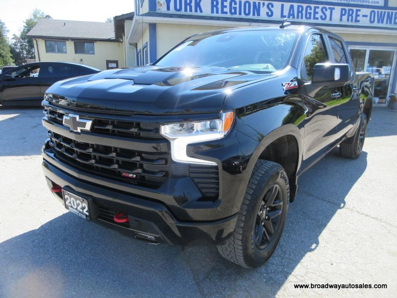 2022 Chevrolet Silverado 1500 GREAT VALUE Z71-LT-TRAIL-BOSS-PACKAGE 5 PASSENGER 5.3L - V8.. 4X4.. CREW-CAB.. SHORTY.. POWER SUNROOF.. LEATHER.. HEATED SEATS & WHEEL..