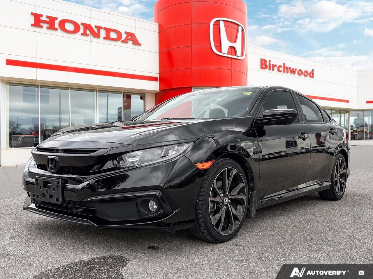 Used 2020 Honda Civic Sedan Sport Sunroof | Heated Seats | Apple Carplay for sale in Winnipeg, MB