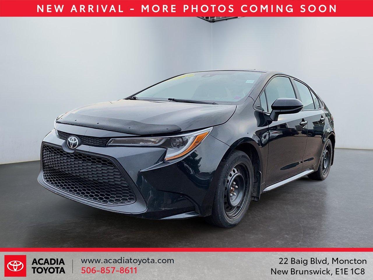 Recent Arrival! 0d11 2021 Toyota Corolla LE FWD CVT 1.8L 4-Cylinder DOHC 16V



Sale price includes a $1,500 Finance Credit and is available to customers who finance their vehicle purchase through Acadia Toyota. Contact us for complete details and eligibility requirements.



NEW 2 YEAR MVI INSPECTION DONE HERE AT ACADIA TOYOTA, 4-Wheel Disc Brakes, 6 Speakers, Apple CarPlay/Android Auto, Auto High-beam Headlights, Brake assist, Exterior Parking Camera Rear, Fully automatic headlights, Power steering, Power windows, Remote keyless entry.





Drive with confidence in a Toyota Certified Pre-Owned vehicle. Every certified Toyota undergoes a comprehensive 160-point inspection performed by factory-trained technicians to ensure it meets Toyotas high standards for quality, safety, and reliability. With manufacturer-backed benefits and exceptional value, you can enjoy the peace of mind that comes with owning a certified Toyota.