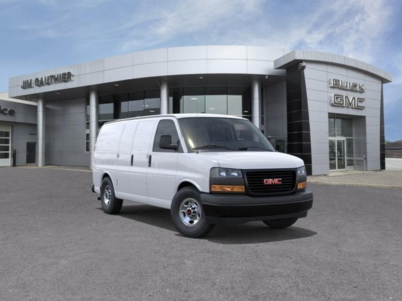The 2026 GMC Savana Cargo Van is engineered with a focus on durability and functionality. At its heart lies a robust 4.3L V6 engine that generates 276 horsepower and 298 lb-ft of torque, providing the necessary strength to haul equipment and materials across town or throughout Manitoba. Paired with an 8-speed automatic transmission that includes a dedicated tow/haul mode, this van ensures smooth power delivery and control, even when fully loaded. Practicality defines the interior, which features high-back bucket seats designed for comfort during long days on the road. The cargo area is equipped with six D-ring floor attachments to keep your tools secure, while the full-length black rubberized-vinyl floor covering stands up to heavy-duty use. With features like power windows, remote keyless entry, and an engine block heater for cold mornings, this van provides the essential conveniences needed to maintain productivity in any weather. Safety is paramount, and the Savana comes well-equipped to protect you and your cargo. It includes an anti-lock braking system, electronic stability control, and a back-up camera integrated into the rearview mirror, making maneuvering in tight spaces easier and safer. With dual halogen composite headlamps and a tire pressure monitoring system, you can focus on the job at hand with confidence.