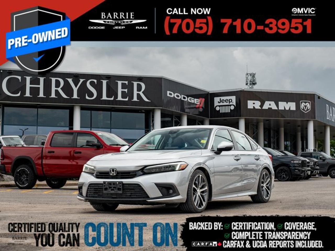 Used 2024 Honda Civic Sedan Touring for sale in Barrie, ON