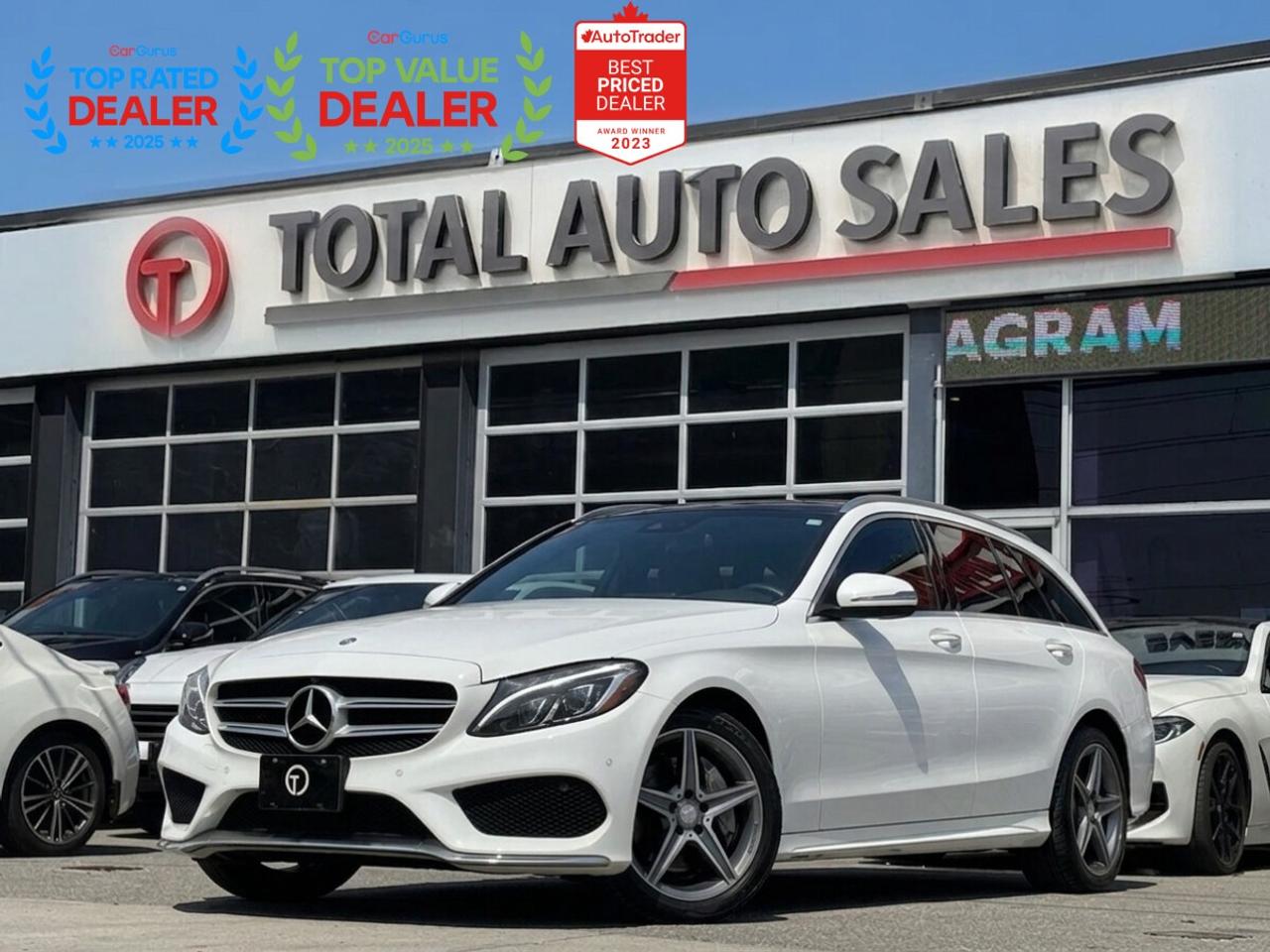 Used 2018 Mercedes-Benz C-Class WAGON //AMG PKG | BURMESTER | 360 CAMERA | AMBIENT LIGHTING for sale in North York, ON