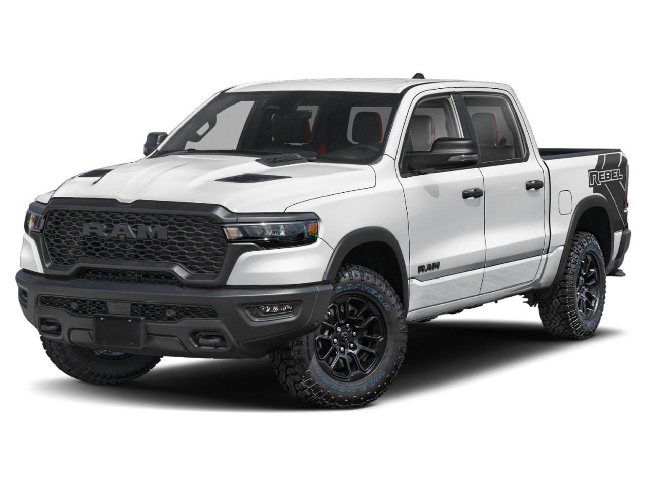 <p>Experience the essence of power and performance with the 2027 Ram 1500 Rebel. This new, white Rebel 4x4 Crew Cab stylishly stands out with its robust design and refined handling, thanks to the advanced 8-speed automatic transmission and efficient 3.0L I6 Hurricane SO Twin Turbo ESS engine from the Quick Order Package 21W Rebel.</p><p>The exterior of this truck is both commanding and elegant with its Bright White Clearcoat and Monotone Paint finish. Enhanced with rear wheelhouse liners, it's built to handle any terrain. Inside, the bold red interior exudes luxury and comfort, offering heated seats, a heated steering wheel, and leather accents, making every drive pleasurable.</p><p>Equipped with cutting-edge technology, the Ram 1500 Rebel offers an array of features designed for your enjoyment and safety. Stay connected with smart device integration, a wi-fi hotspot, and a state-of-the-art navigation system. Safety is paramount with advanced features such as a backup camera, brake assist, lane assist, and parking sensors, providing assurance on every journey. Adaptive cruise control and remote start further enhance the driving experience.</p><p>Whether you're an adventurer seeking off-road excitement or a family looking for a safe and comfortable ride, the 2027 Ram 1500 Rebel is tailored to meet your needs. Don't miss the opportunity to own this exceptional vehicle. Contact Chatham Chrysler today for more details and step into your new driving experience.</p>