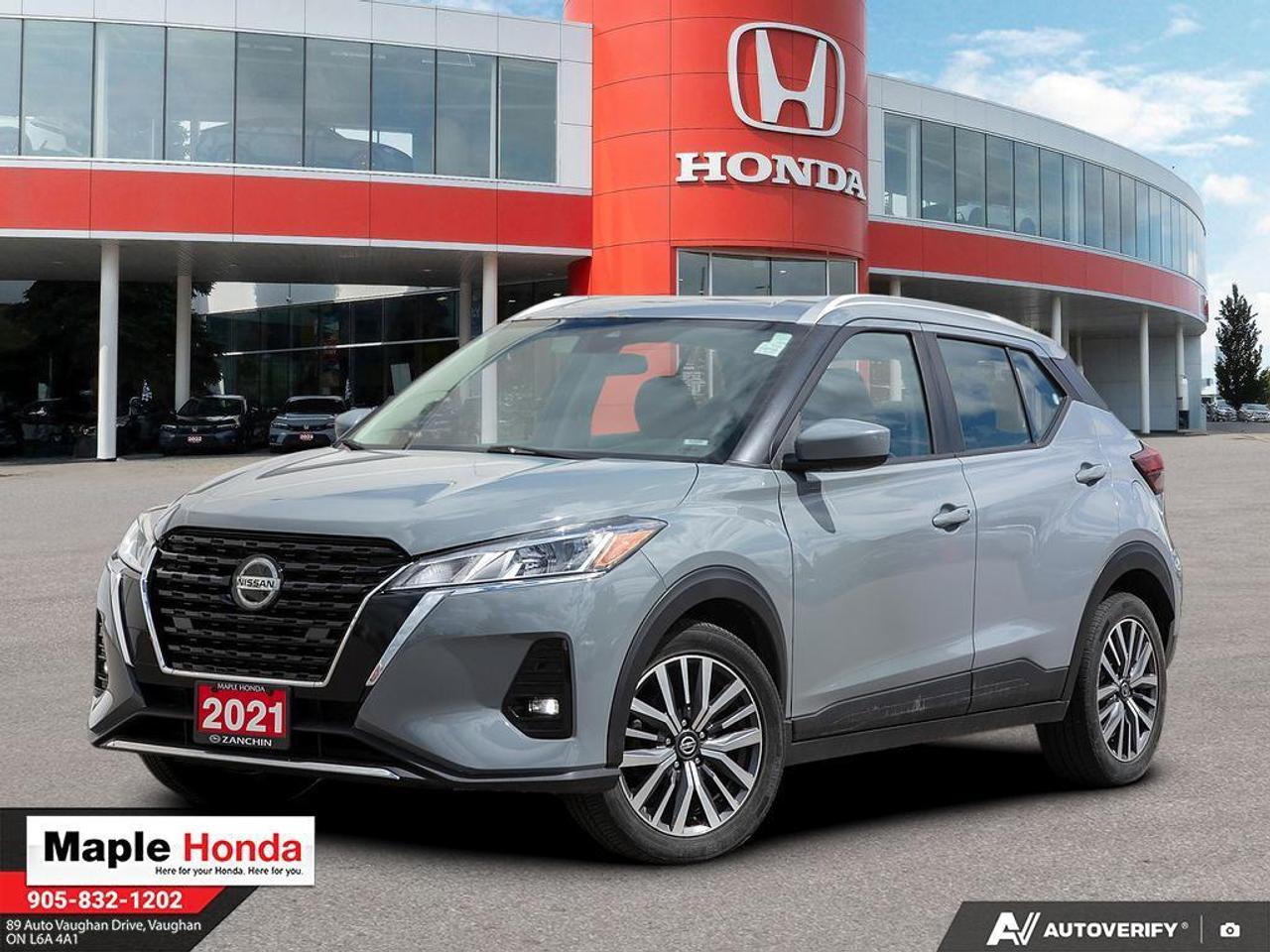 Recent Arrival! 2021 Nissan Kicks SV Power Windows| Power Locks| Heated Seats| Rear Camera|


SV Power Windows| Power Locks| Heated Seats| Rear Camera| FWD CVT with Xtronic 1.6L 4-Cylinder DOHC 16V


Why Buy from Maple Honda? REVIEWS: Why buy an used car from Maple Honda? Our reviews will answer the question for you. We have over 2,500 Google reviews and have an average score of 4.9 out of a possible 5. Who better to trust when buying an used car than the people who have already done so? DEPENDABLE DEALER: The Zanchin Group of companies has been providing new and used vehicles in Vaughan for over 40 years. Since 1973 our standards of excellent service and customer care has enabled us to grow to over 34 stores in the Great Toronto area and beyond. Still family owned and still providing exceptional customer care. WARRANTY / PROTECTION: Buying an used vehicle from Maple Honda is always a safe and sound investment. We know you want to be confident in your choice and we want you to be fully satisfied. Thats why ALL our used vehicles come with our limited warranty peace of mind package included in the price. No questions, no discussion - 30 days safety related items only. From the day you pick up your new car you can rest assured that we have you covered. TRADE-INS: We want your trade! Looking for the best price for your car? Our trade-in process is simple, quick and easy. You get the best price for your car with a transparent, market-leading value within a few minutes whether you are buying a new one from us or not. Our Used Sales Department is ALWAYS in need of fresh vehicles. Selling your car? Contact us for a value that will make you happy and get paid the same day. Https:/www.maplehonda.com.

Easy to buy, easy for servicing. You can find us in the Maple Auto Mall on Jane Street north of Rutherford. We are close both Canadas Wonderland and Vaughan Mills shopping centre. Easy to call in while you are shopping or visiting Wonderland, Maple Honda provides used Honda cars and trucks to buyers all over the GTA including, Toronto, Scarborough, Vaughan, Markham, and Richmond Hill. Our low used car prices attract buyers from as far away as Oshawa, Pickering, Ajax, Whitby and even the Mississauga and Oakville areas of Ontario. We have provided amazing customer service to Honda vehicle owners for over 40 years. As part of the Zanchin Auto group we offer dependable service and excellent customer care. We are here for you and your Honda.