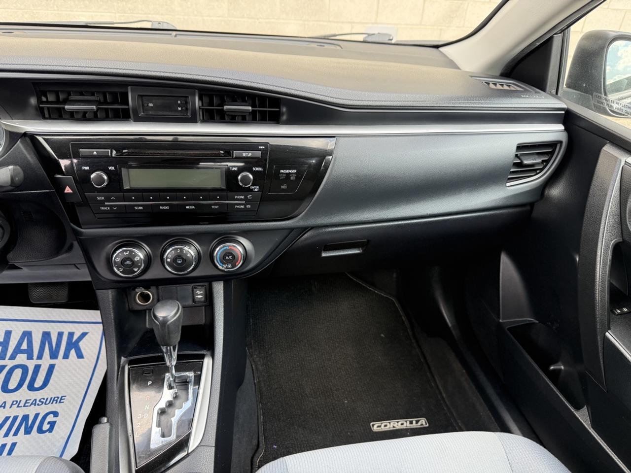 2016 Toyota Corolla CE Photo