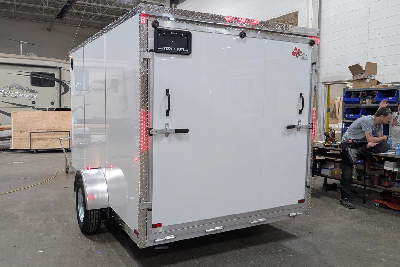 2026 Canadian Trailer Company 7x12 V-Nose Cargo Trailer Aluminum Single Axle Photo3